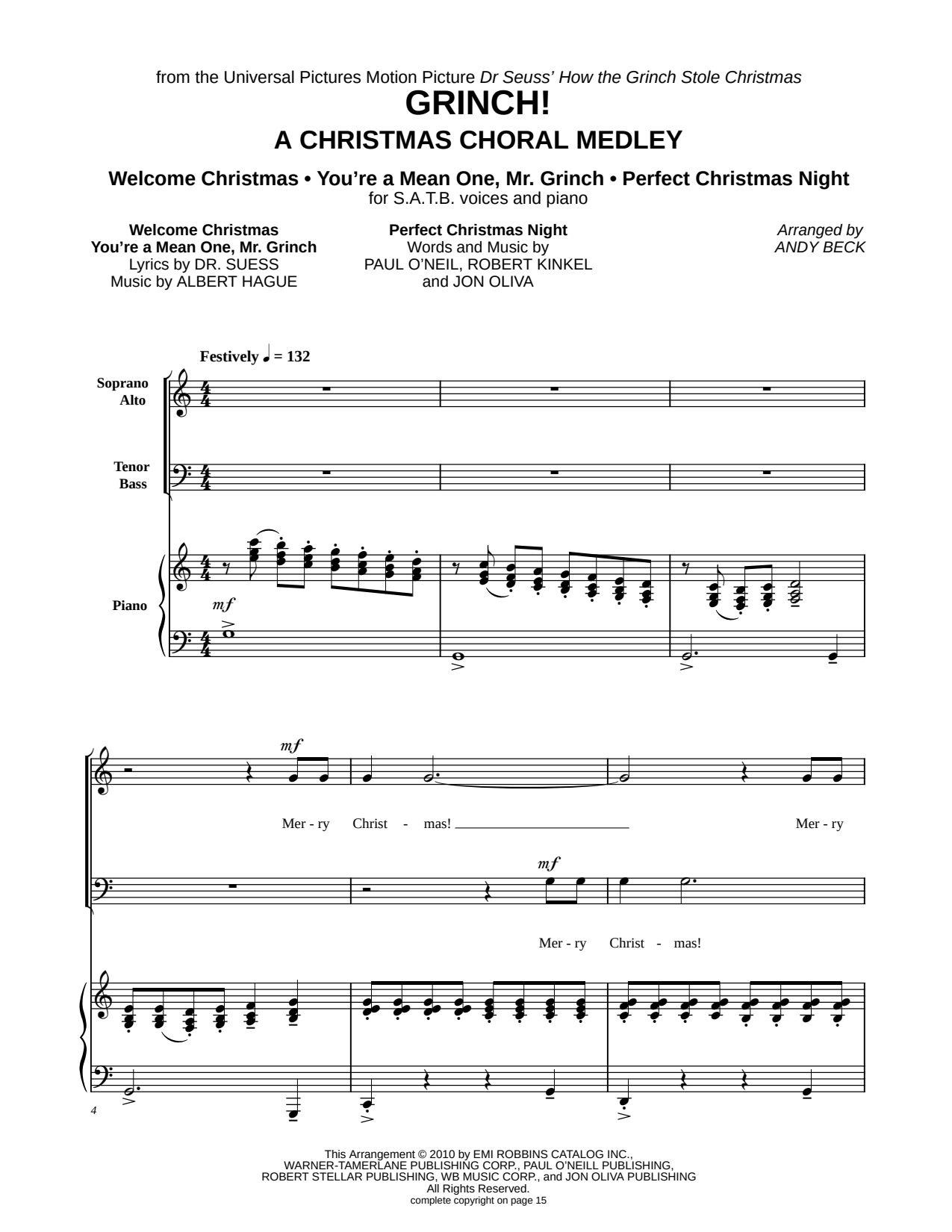 Grinch! (A Christmas Choral Medley)