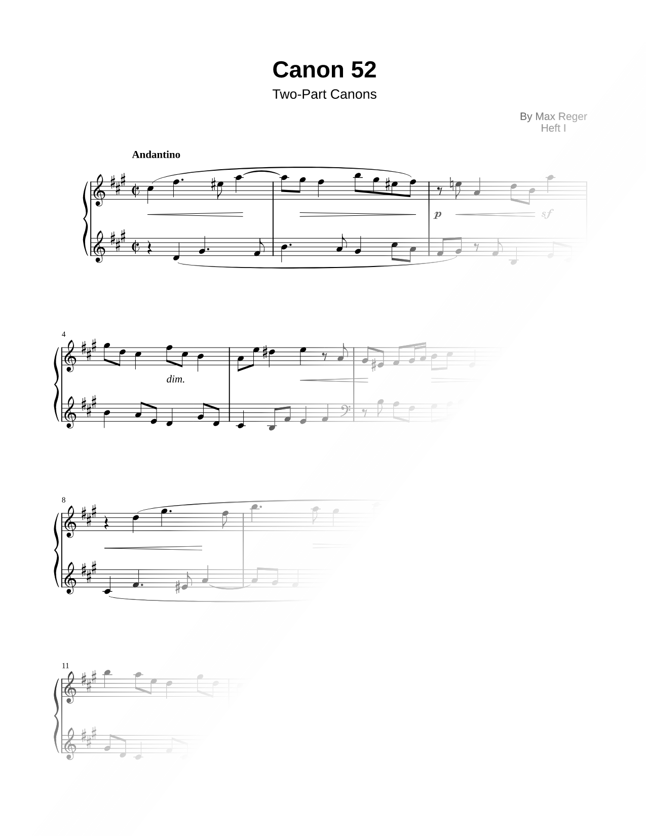 111 Canons, Book 1: Canon 52