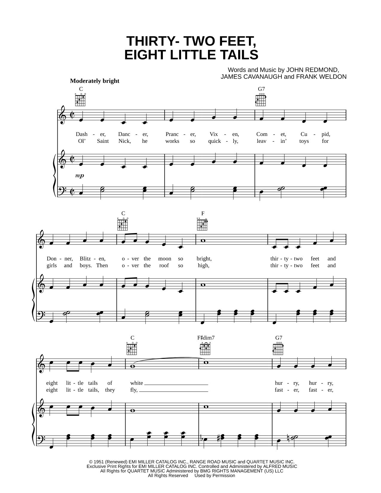 Thirty-Two Feet and Eight Little Tails
