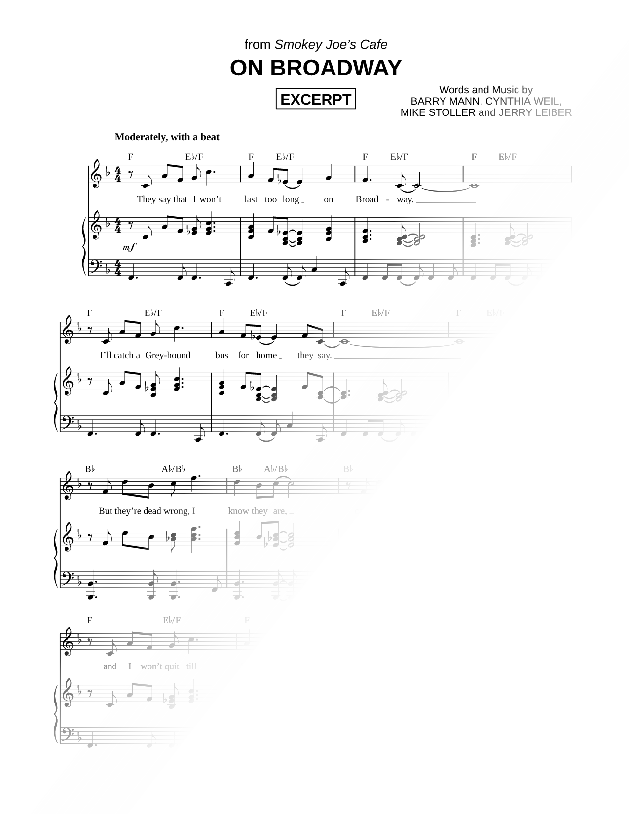 On Broadway [Excerpt]