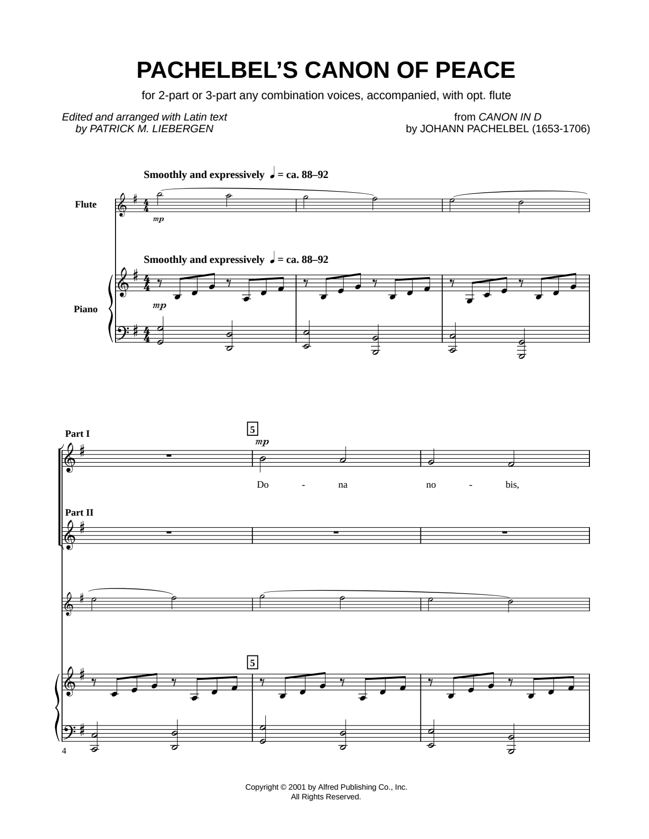 Pachelbel's Canon of Peace