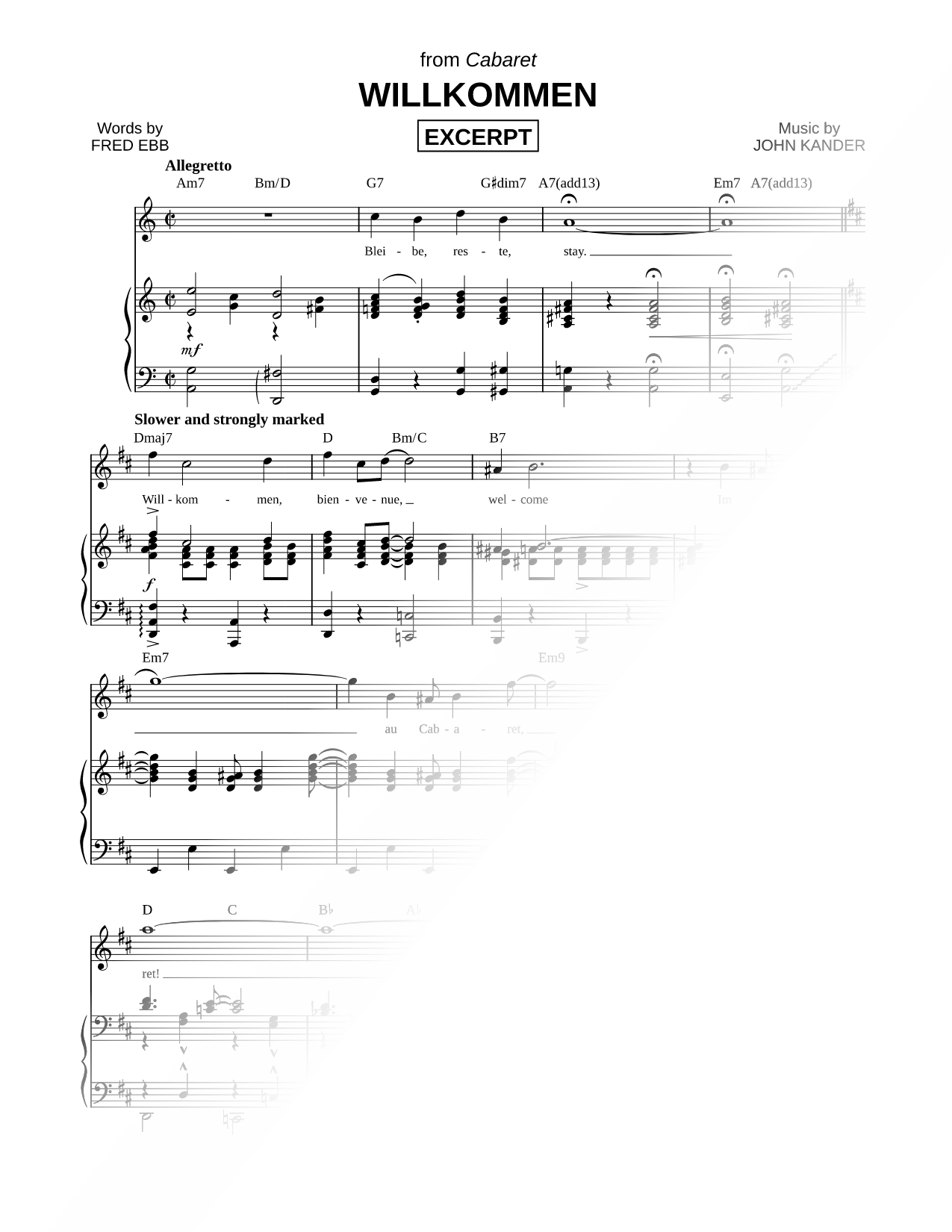 Willkommen [Excerpt]