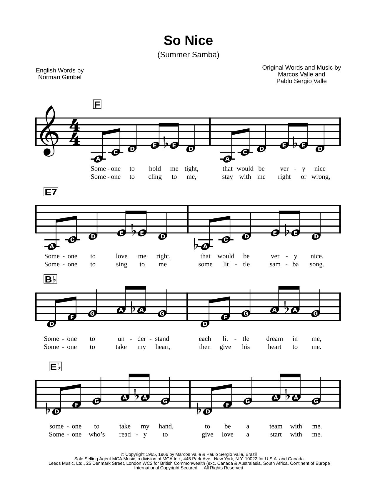 So Nice (Summer Samba)