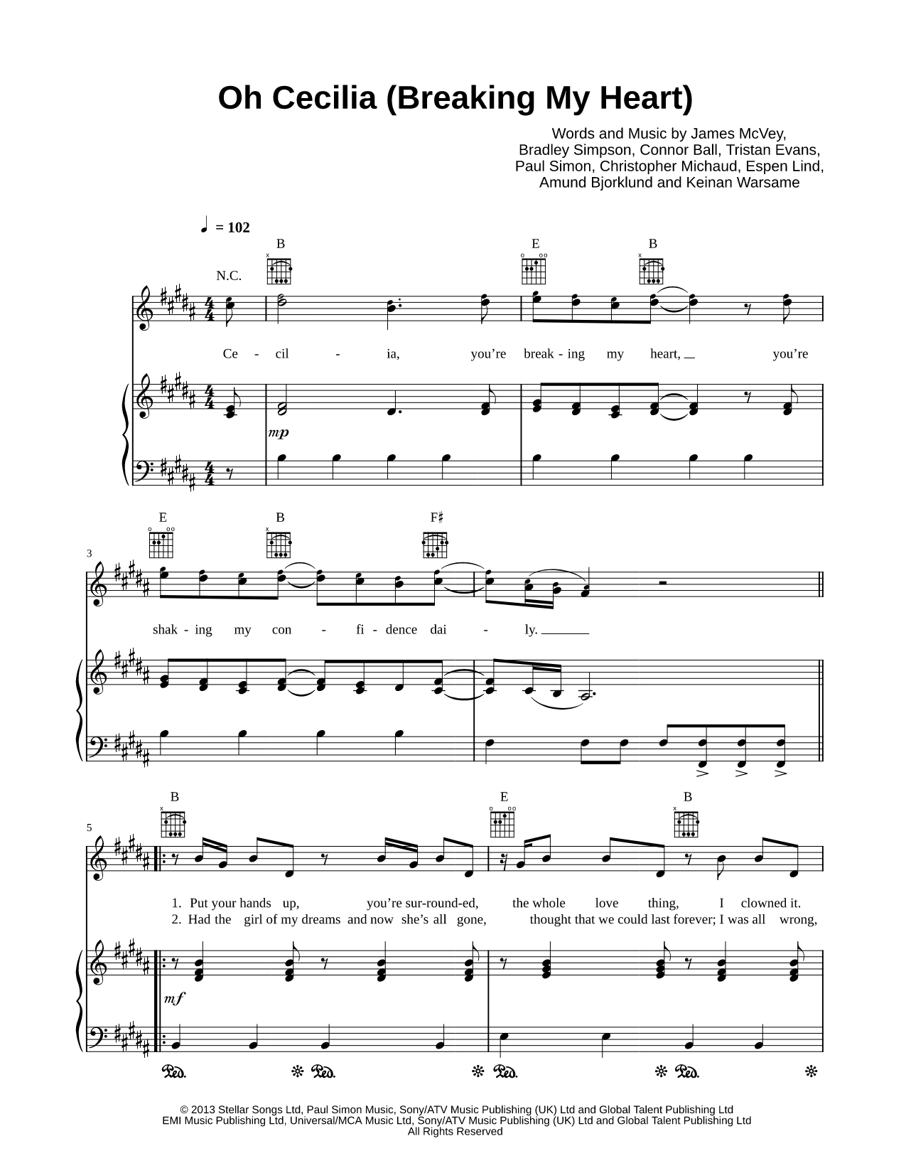 Oh Cecilia (Breaking My Heart)