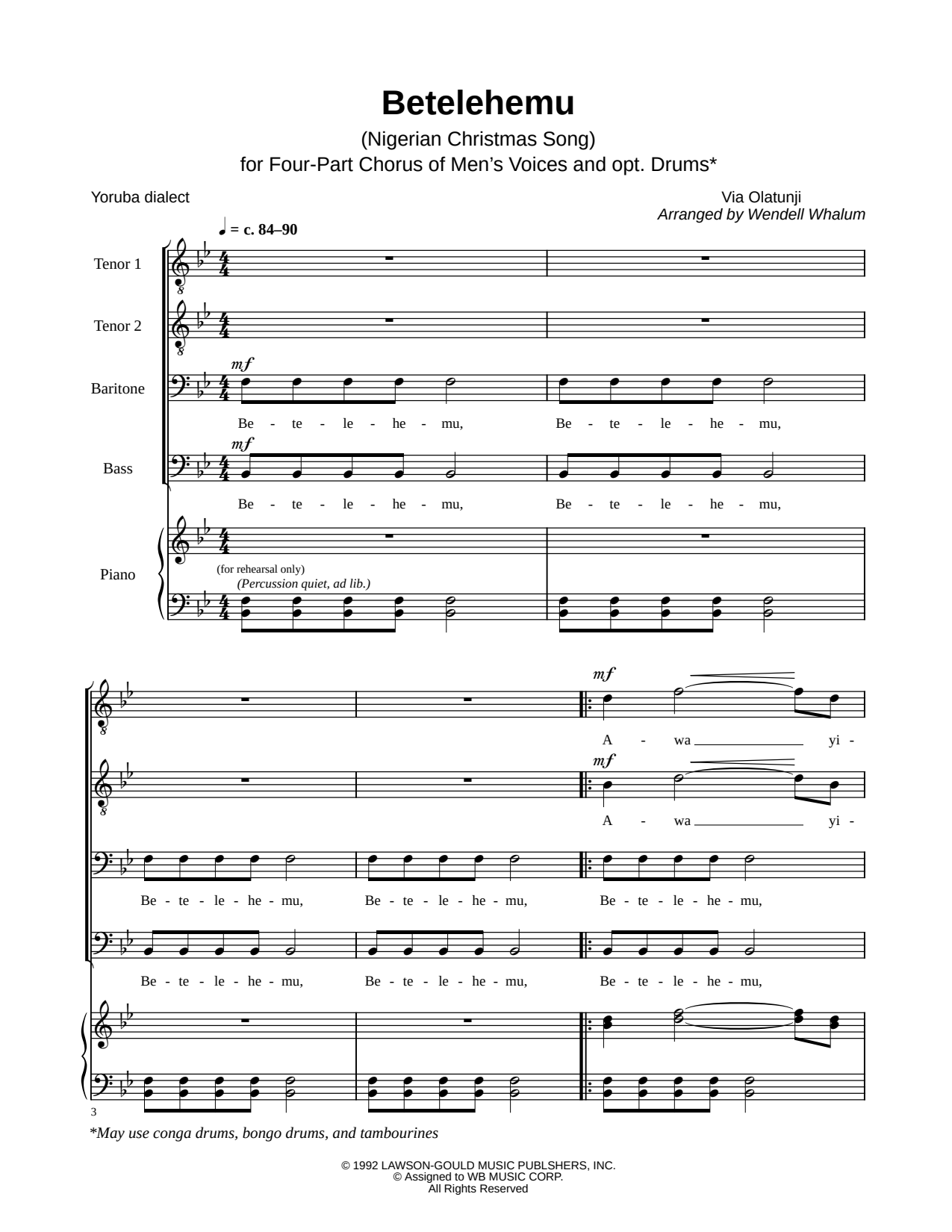 Betelehemu (Nigerian Christmas Song)