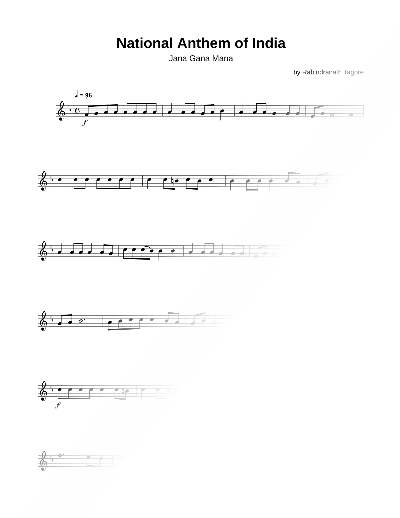 National Anthem of India