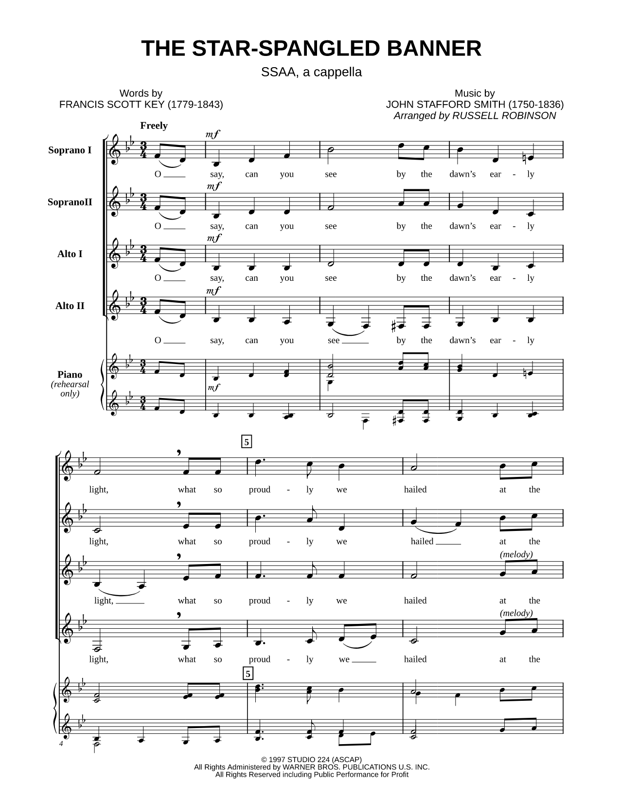The Star-Spangled Banner