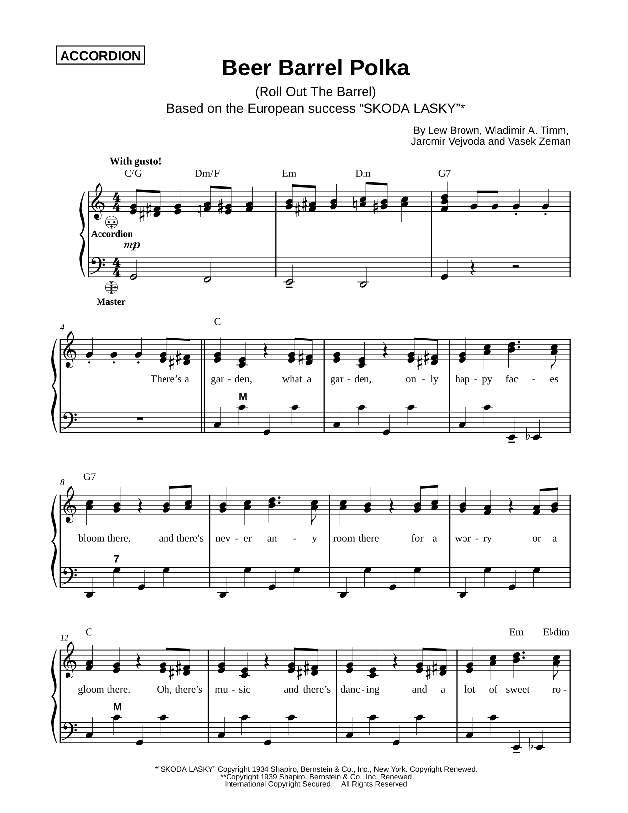 Beer Barrel Polka