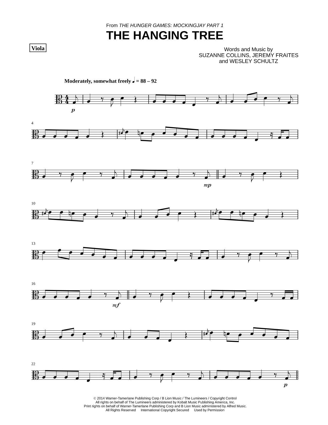 The Hanging Tree - Viola