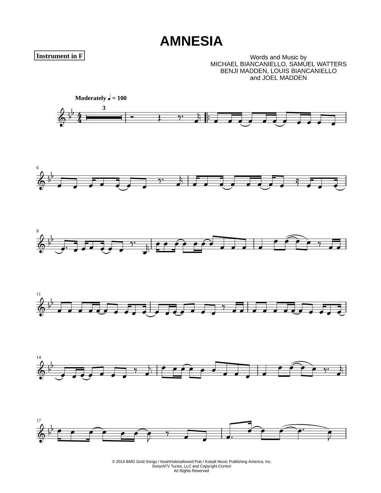 Amnesia - F Instrument