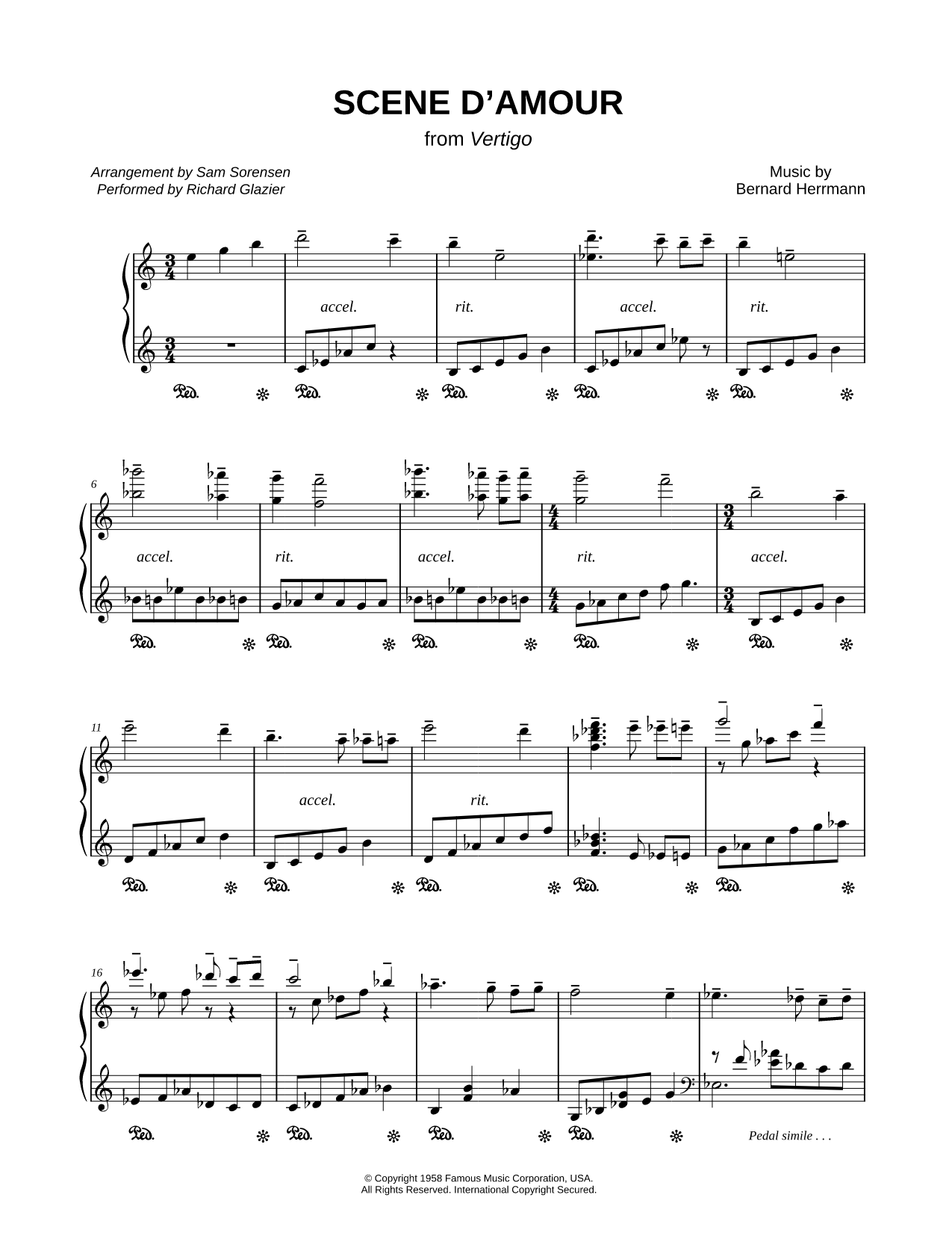 Scene d'Amour from Vertigo