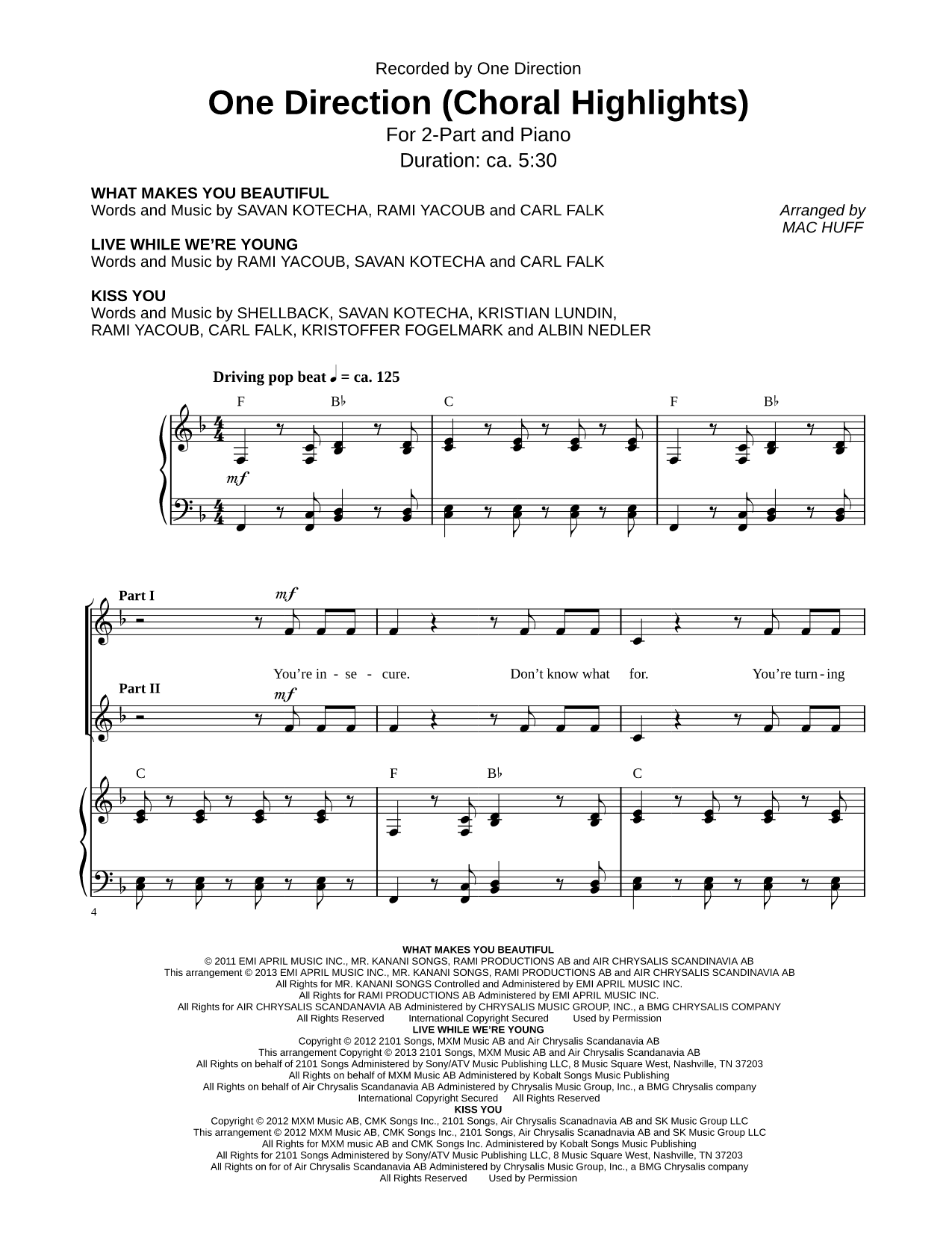 One Direction (Choral Highlights)