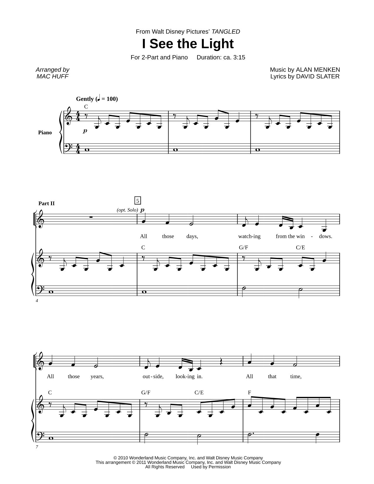 I See the Light