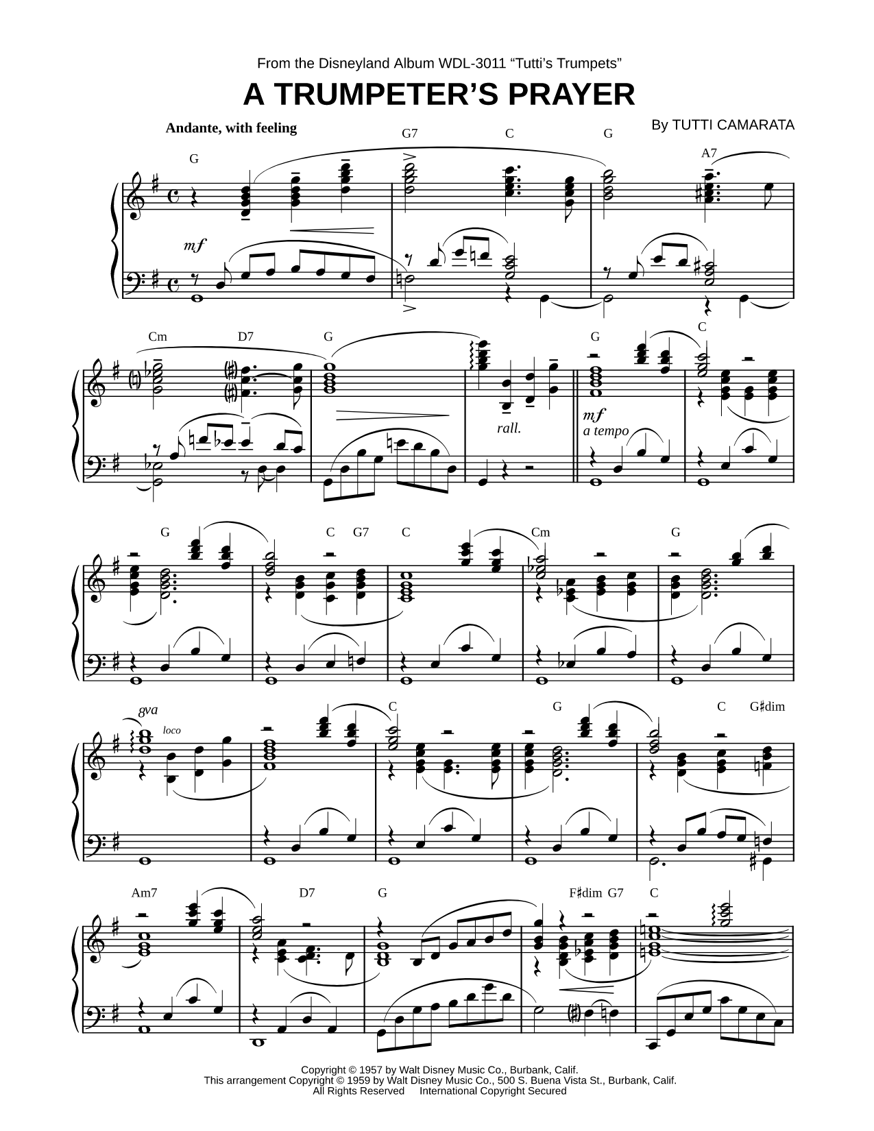 A Trumpeter's Prayer