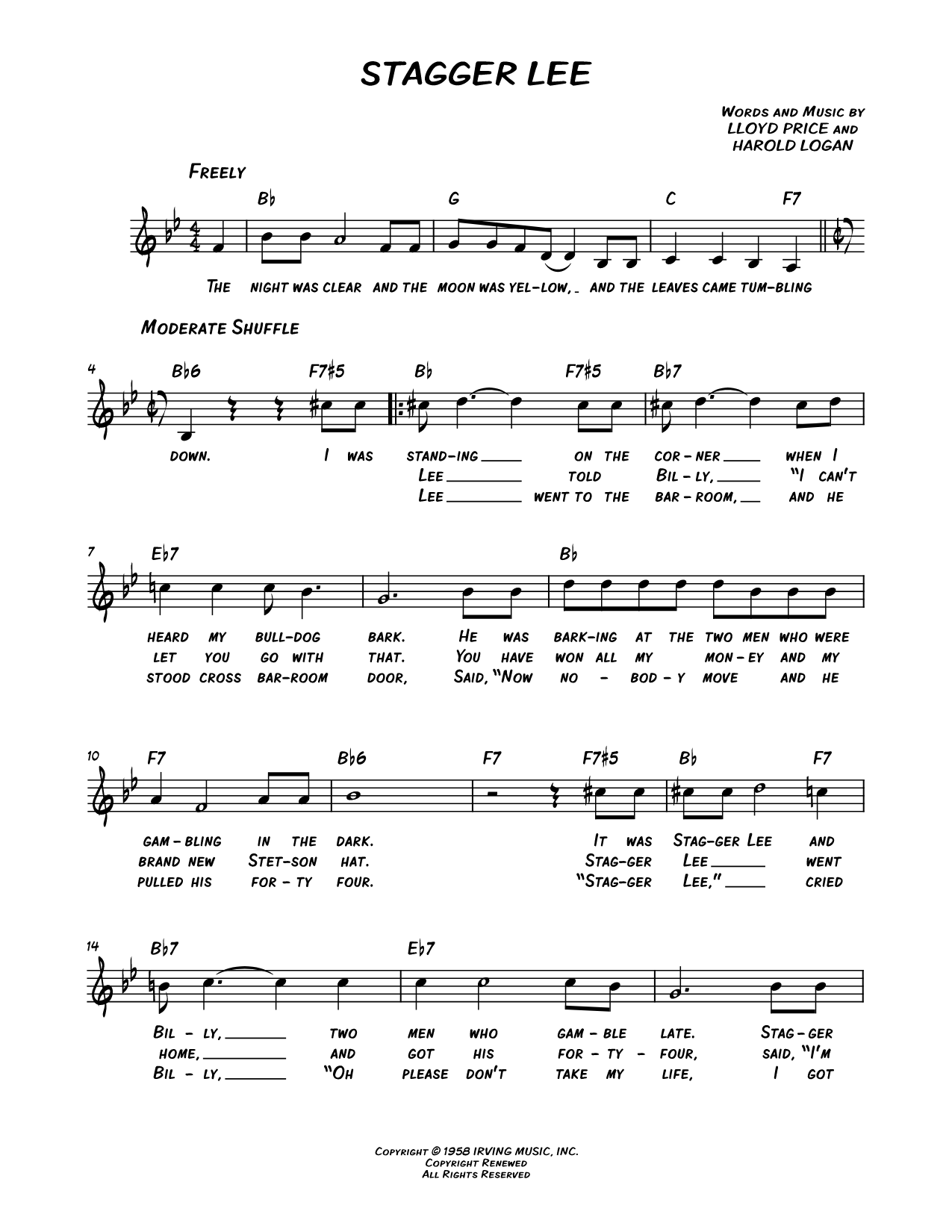 Stagger Lee
