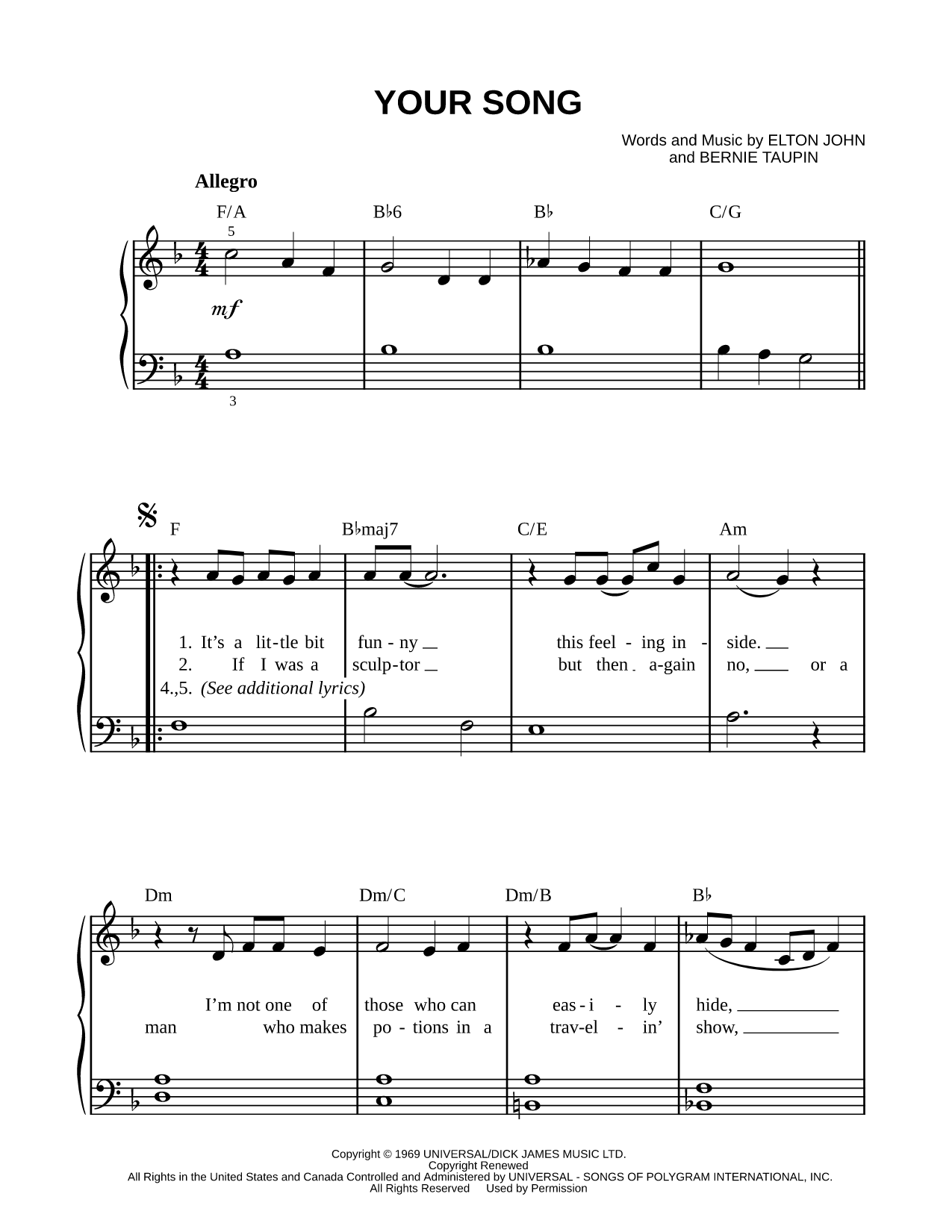 Your Song