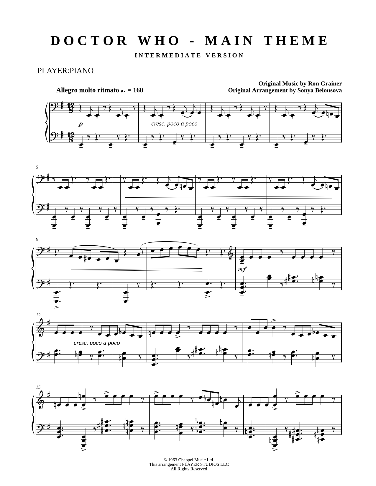 Doctor Who Theme [Intermediate Version]