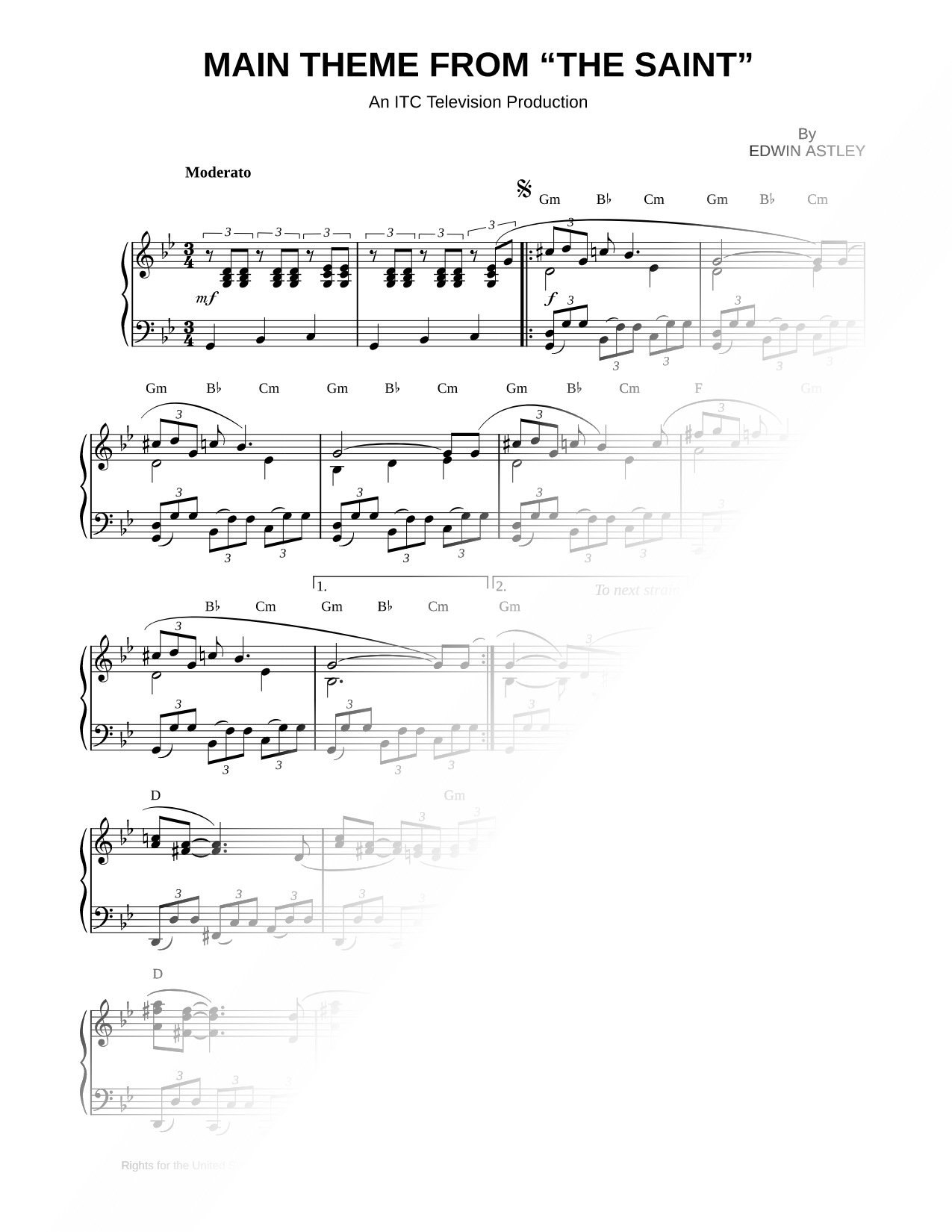 Main Theme from The Saint