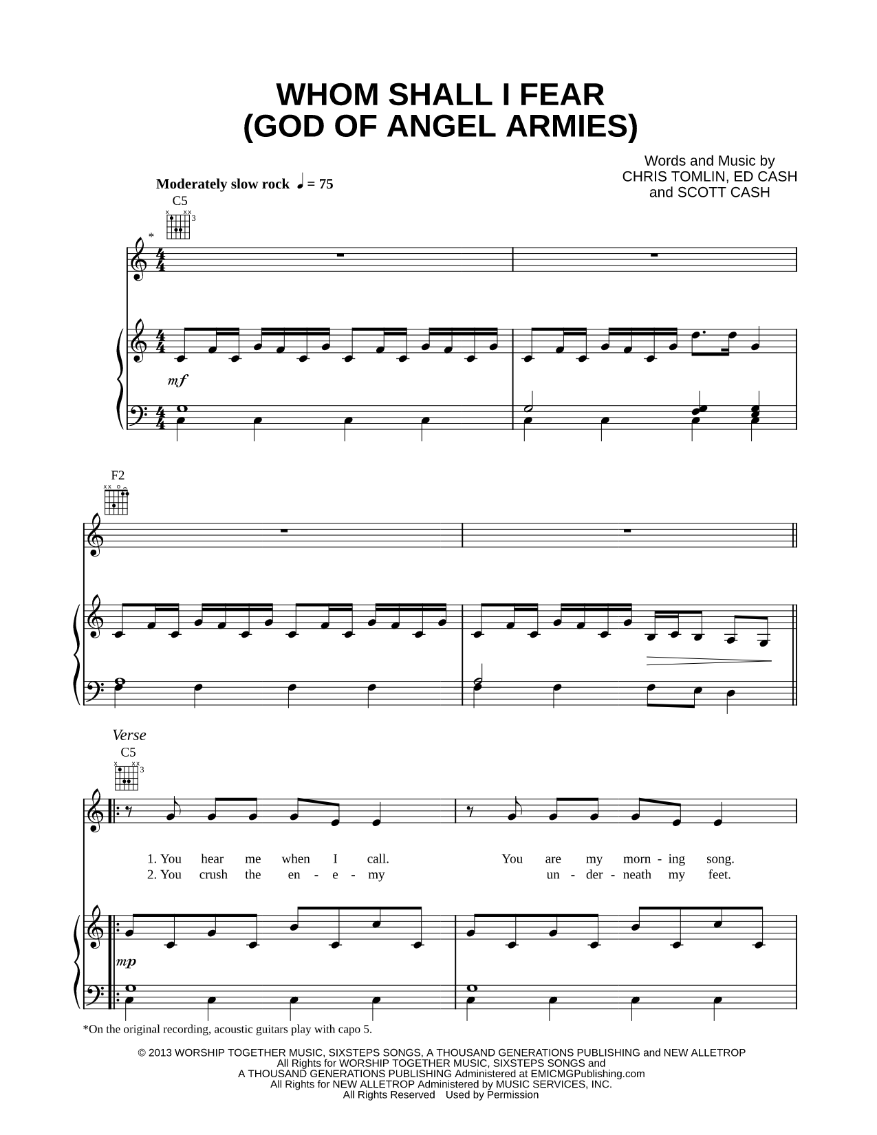 Whom Shall I Fear (God of Angel Armies)