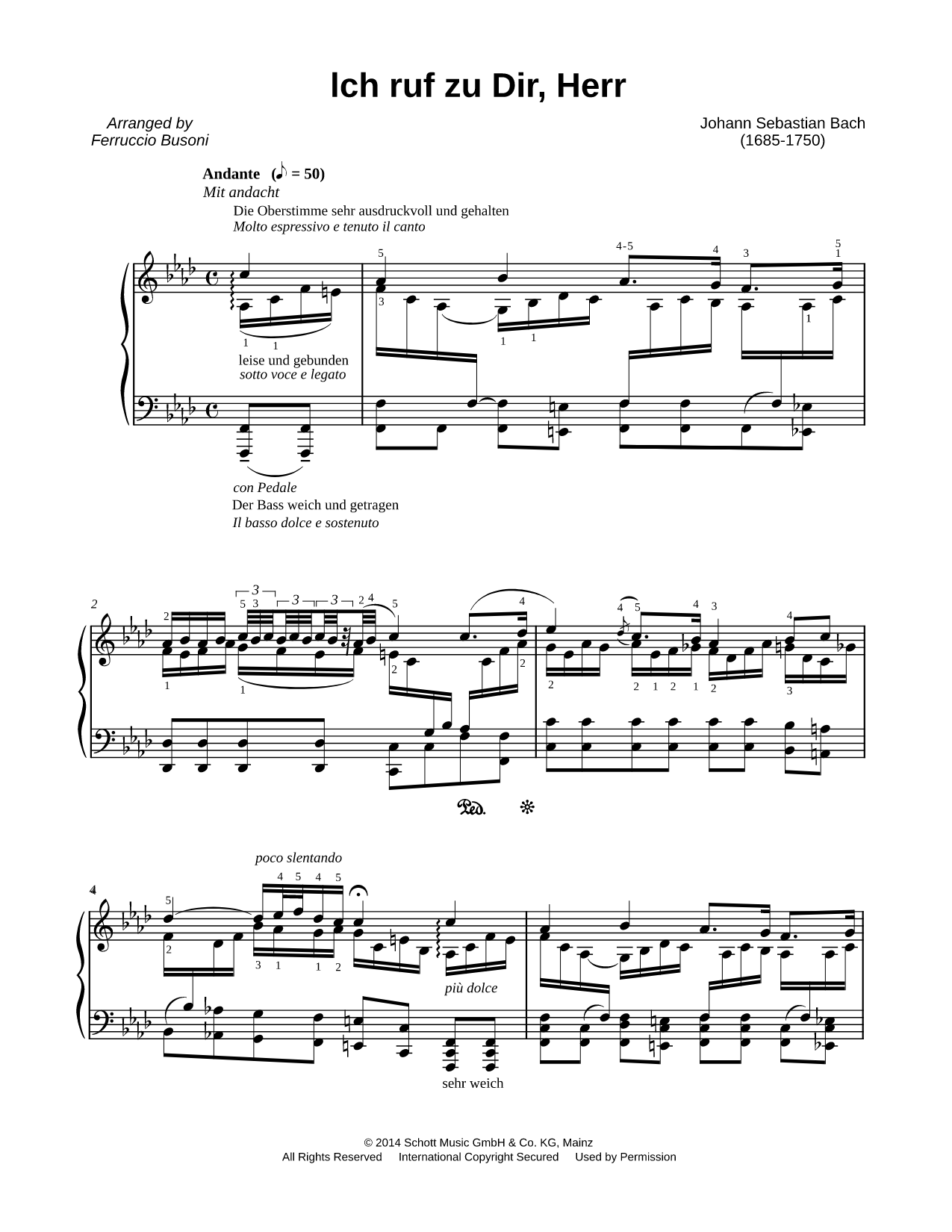 Ich ruf zu dir, Herr Jesu Christ, BWV 177