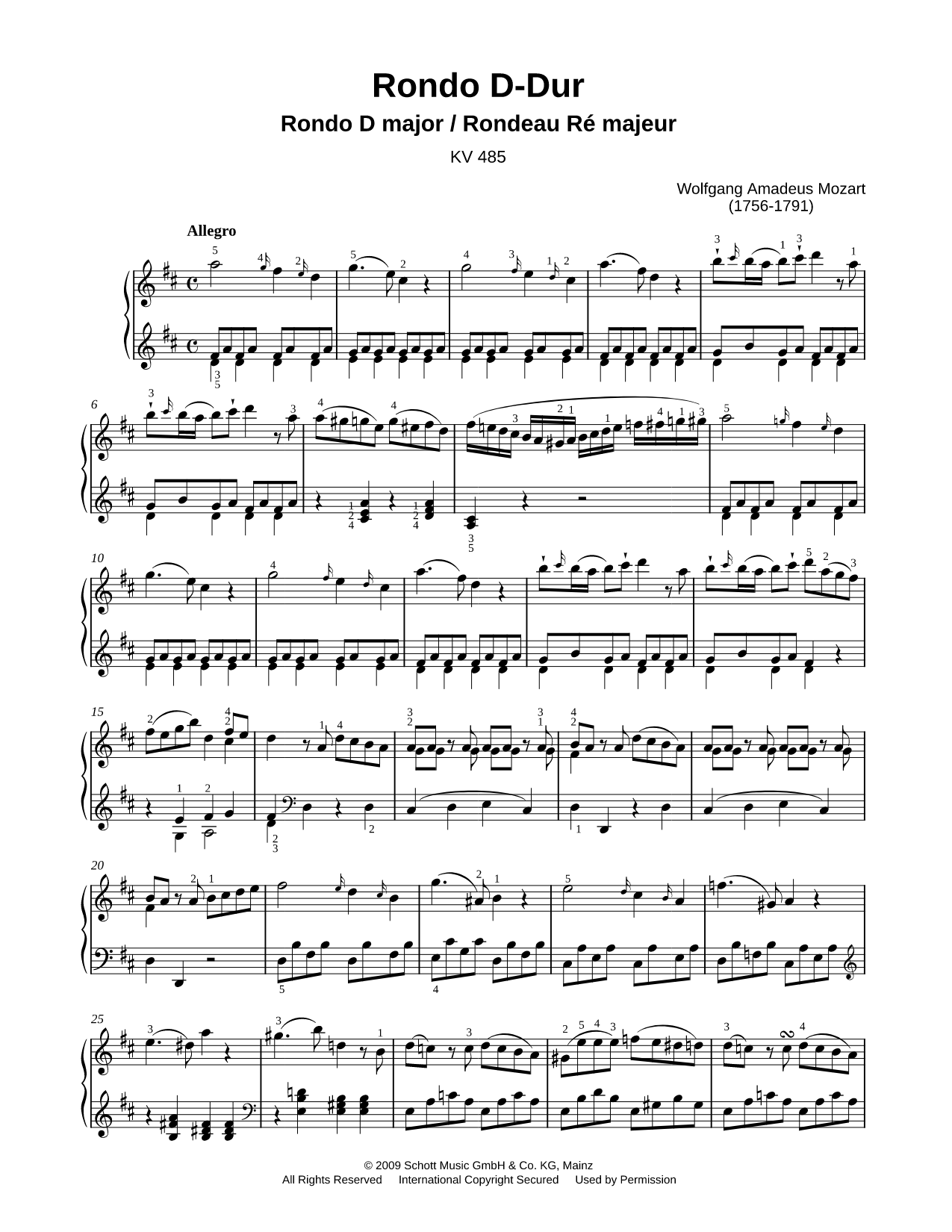 Rondo in D Major