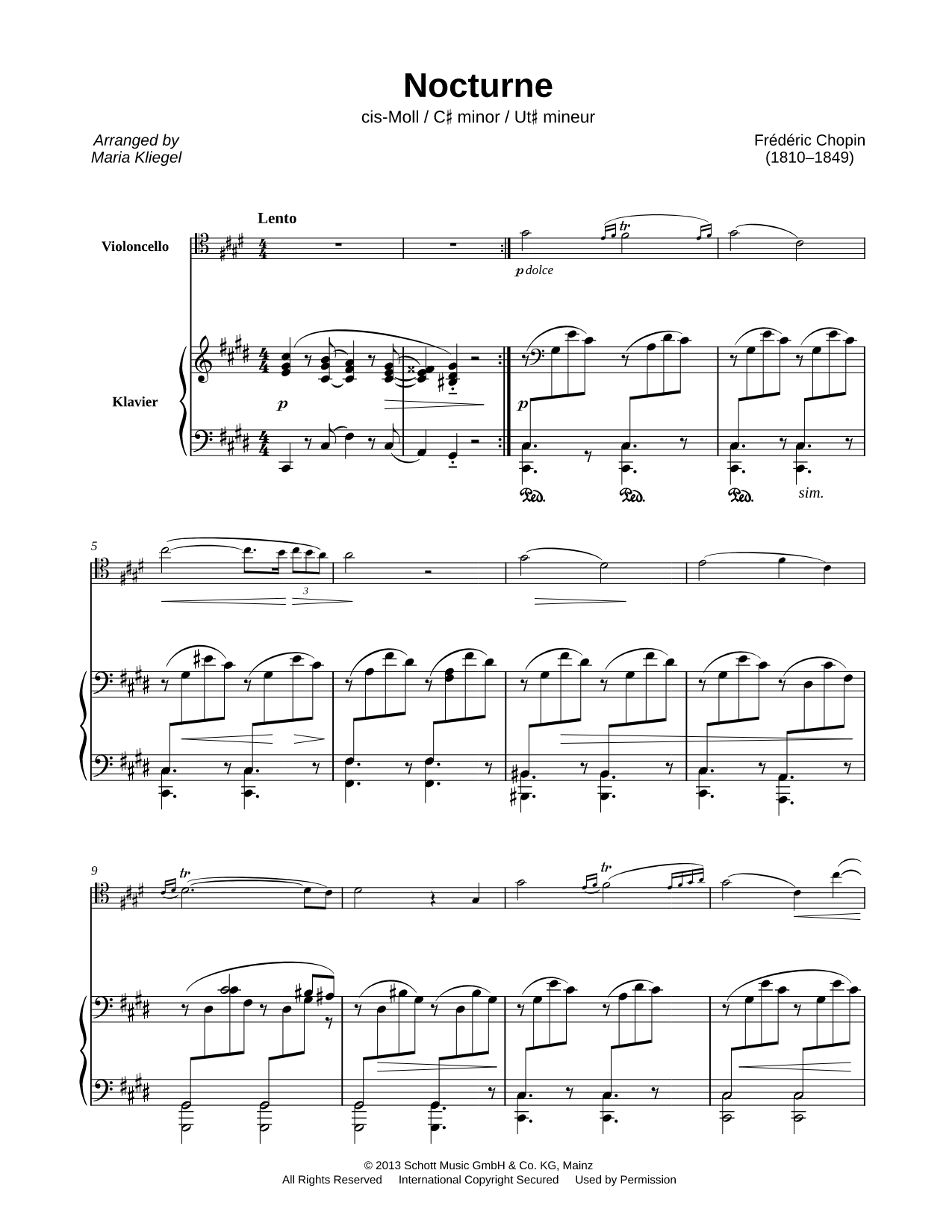 Nocturne in C# Minor
