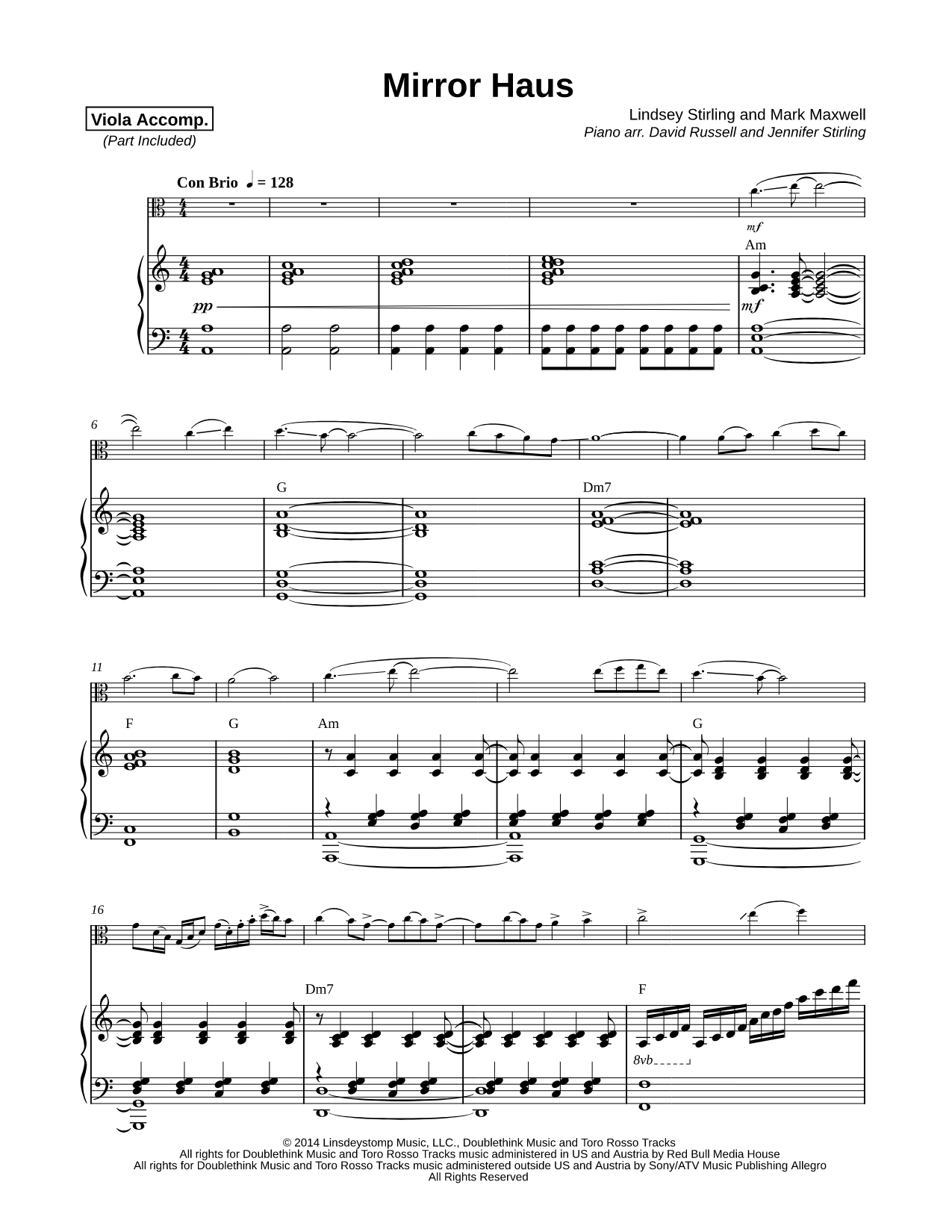 Mirror Haus - Viola & Piano