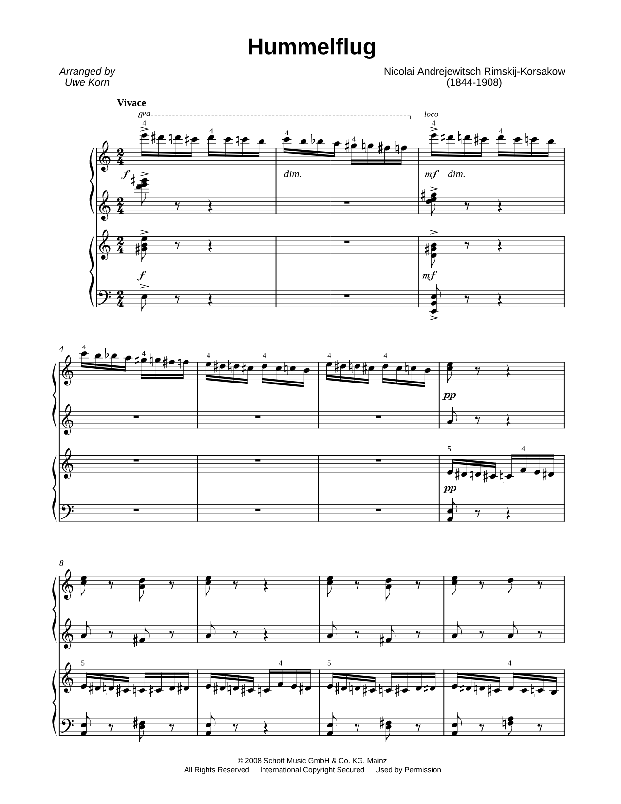 Hummelflug (Flight of the Bumblebee)