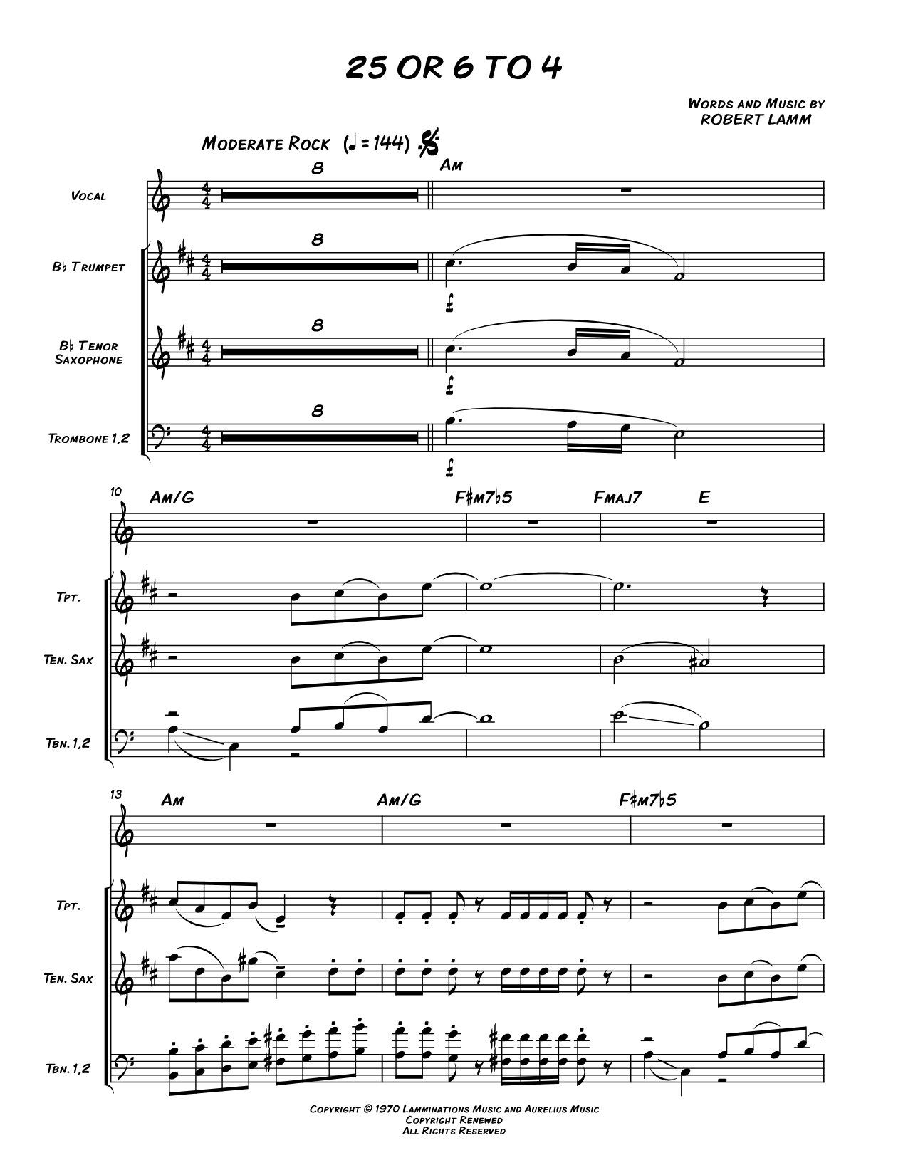 25 or 6 to 4 (with Horn Parts)