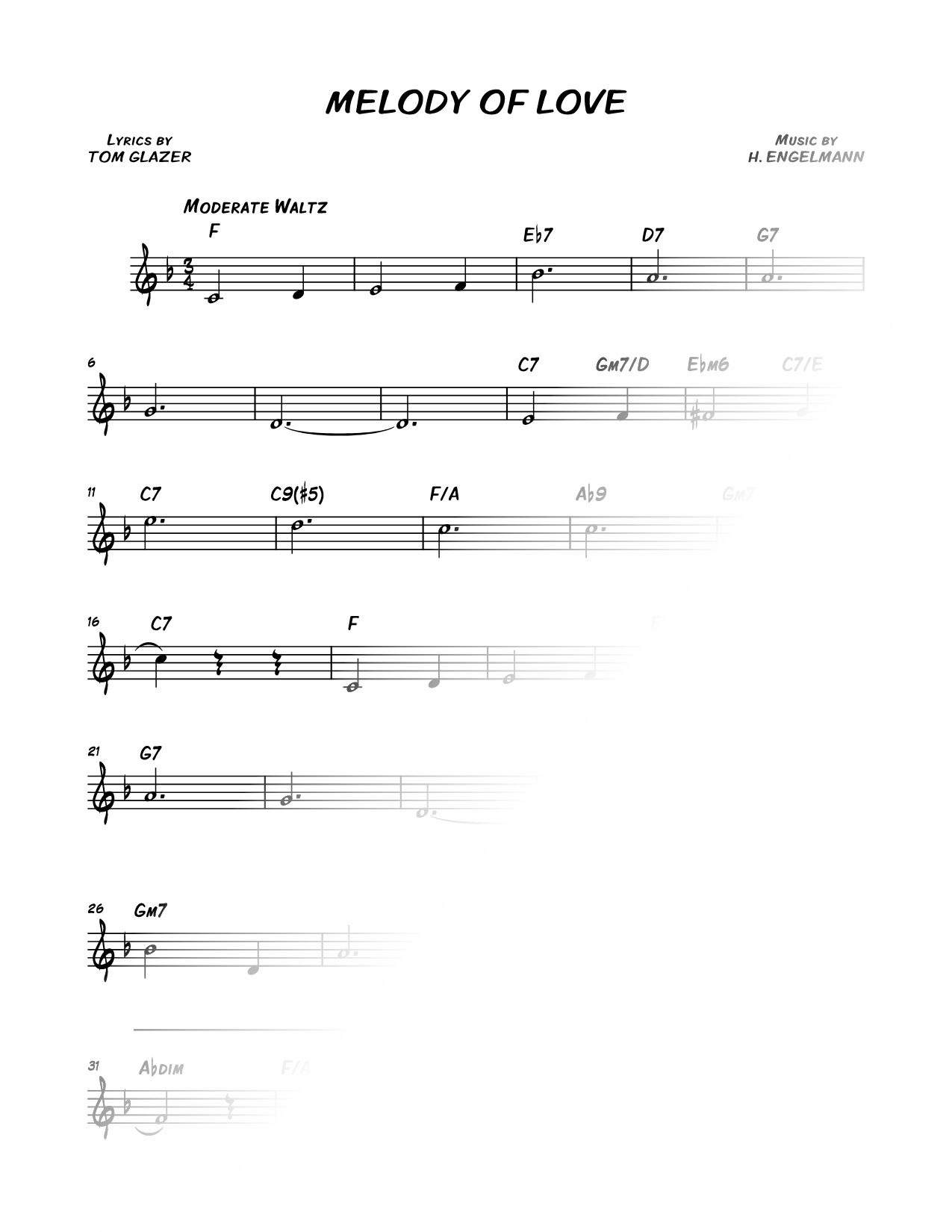Melody of Love