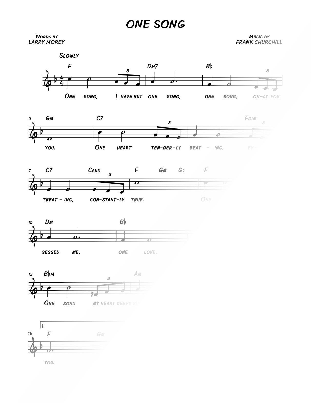 One Song