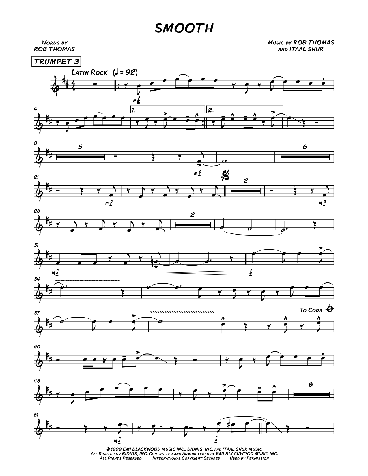 Smooth - Trumpet 3