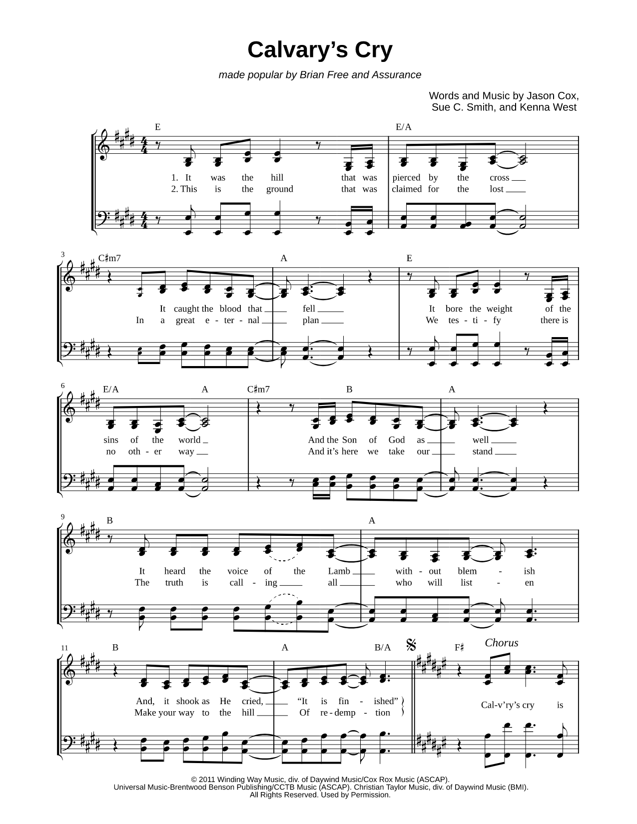 Calvary's Cry