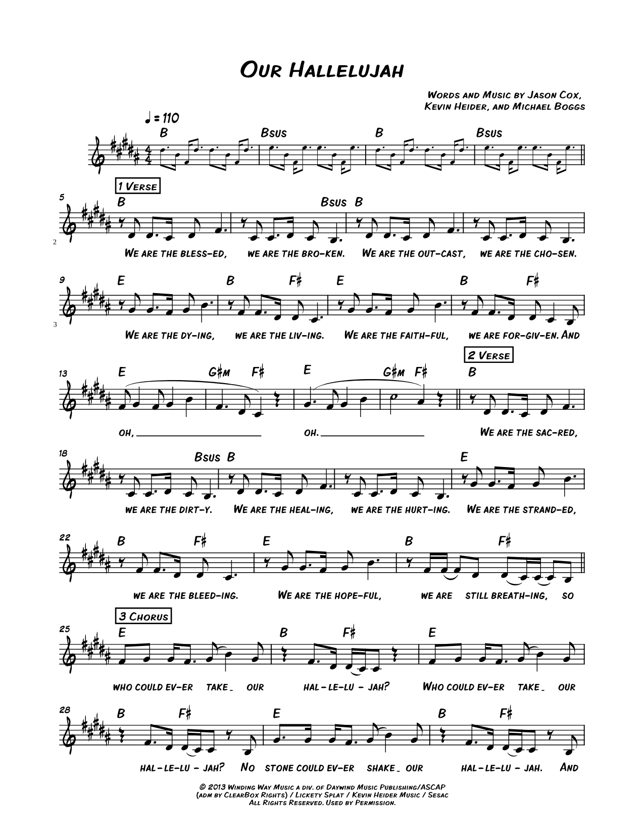 Our Hallelujah