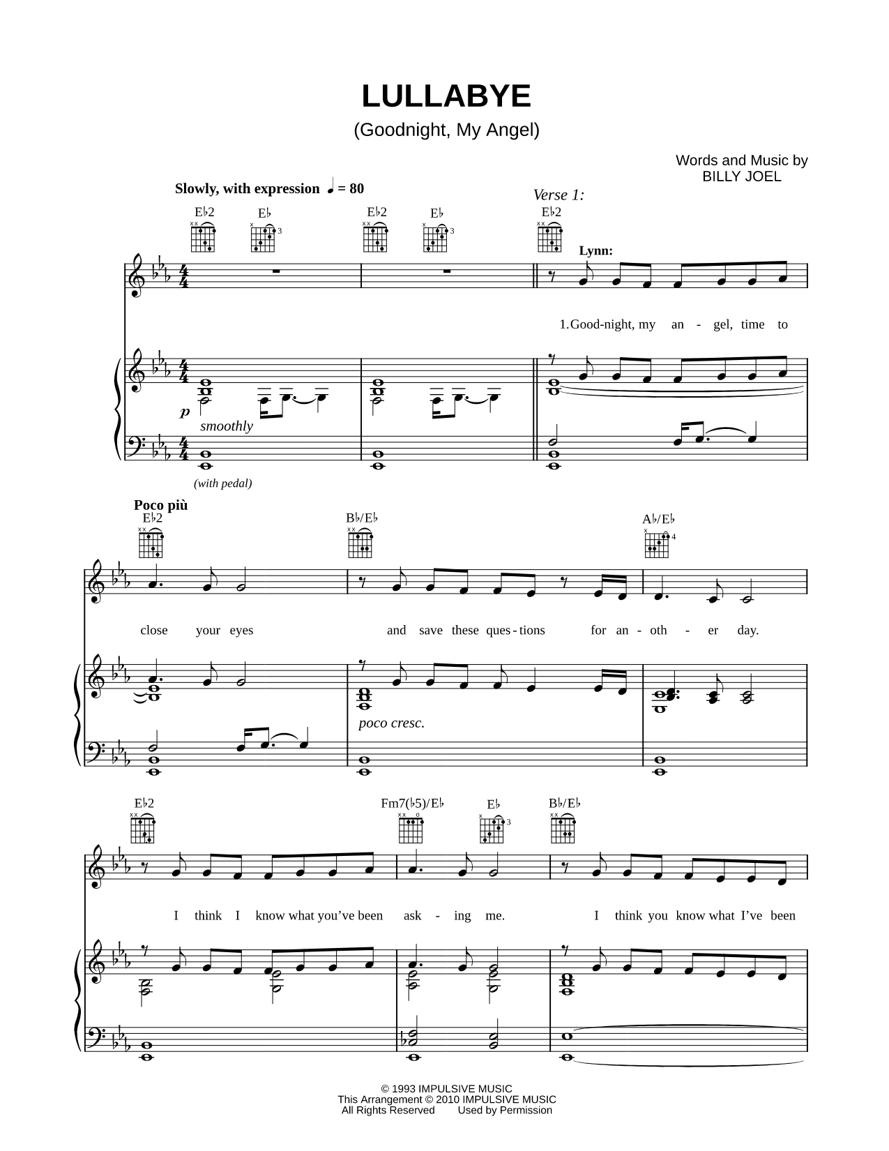 Lullabye (Goodnight, My Angel)