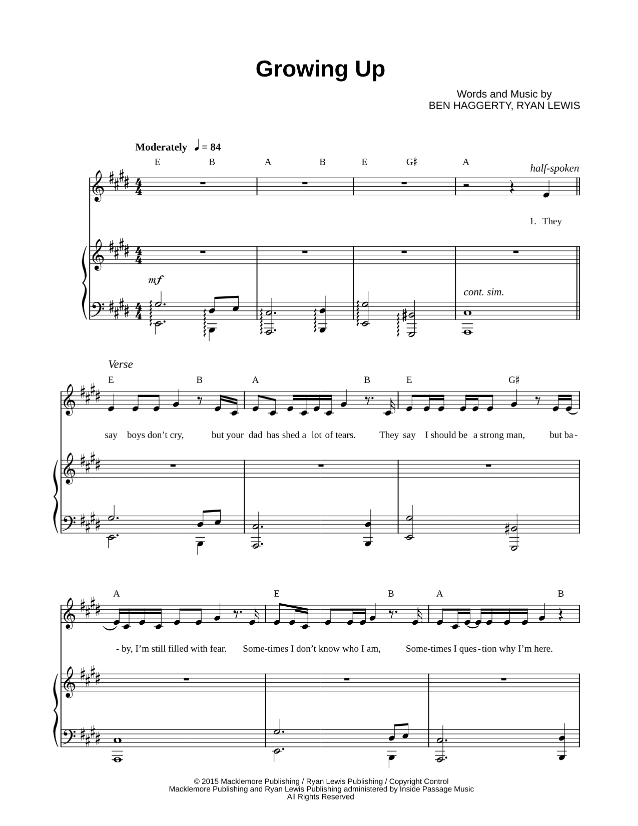 Growing Up (Sloane's Song)