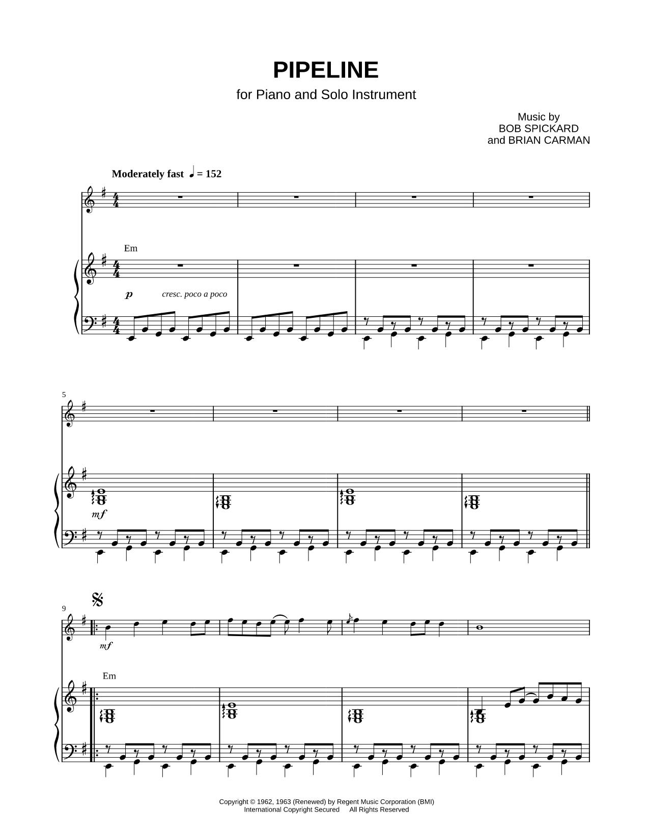 Pipeline - Piano Accompaniment