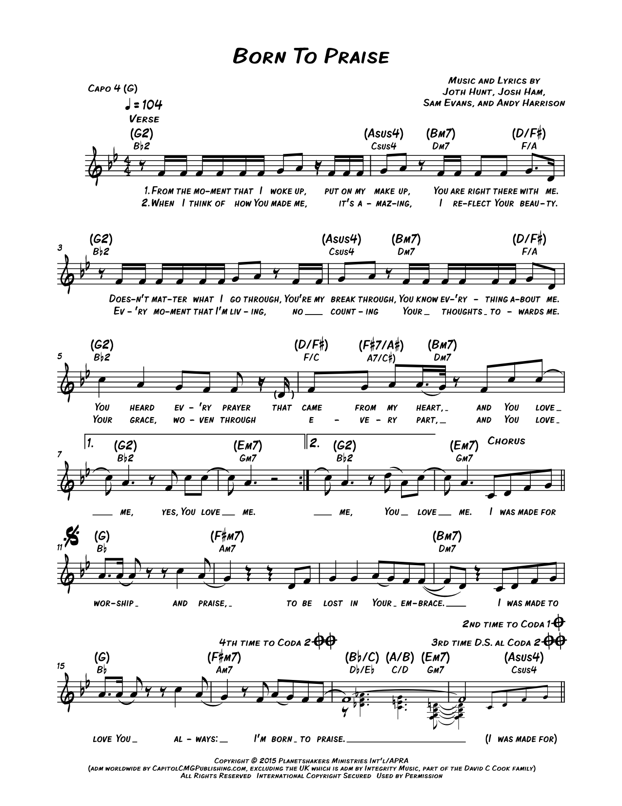 Born to Praise