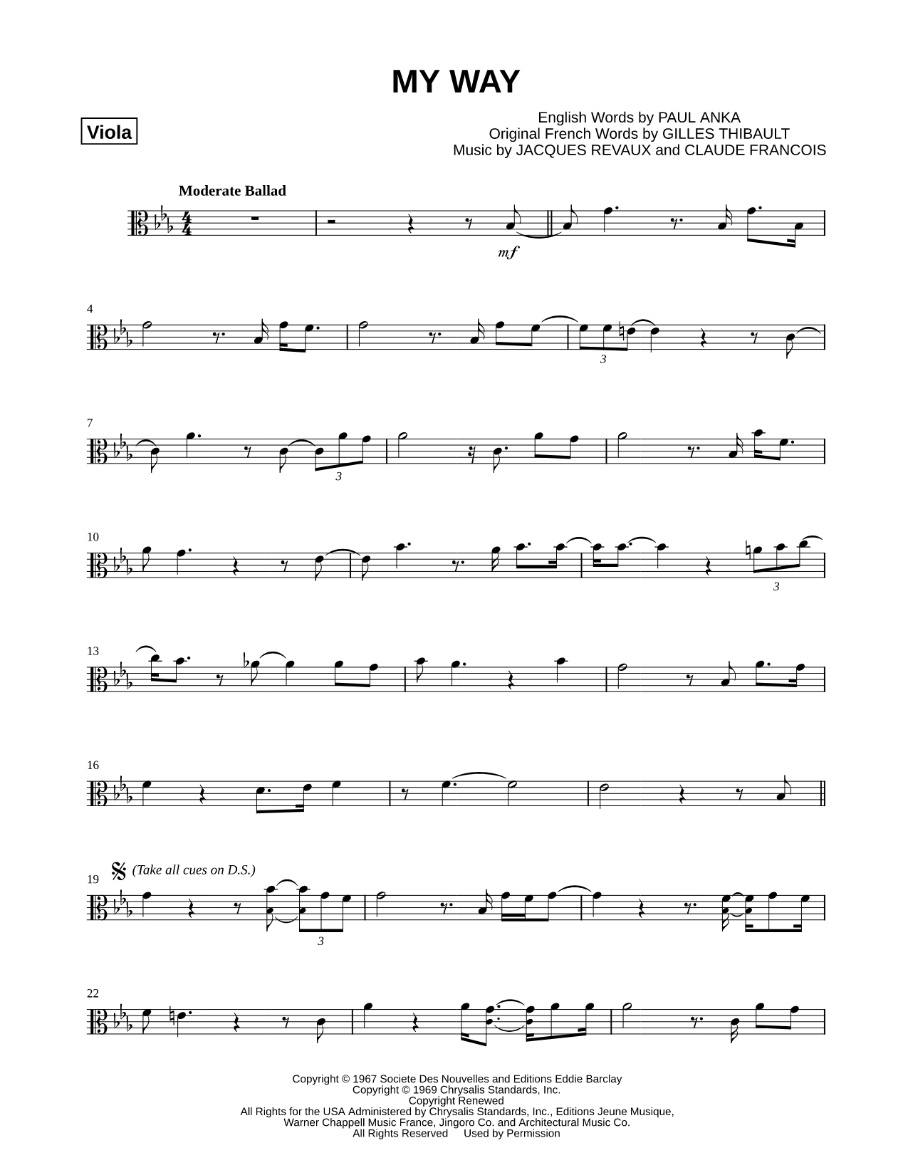 My Way - Viola