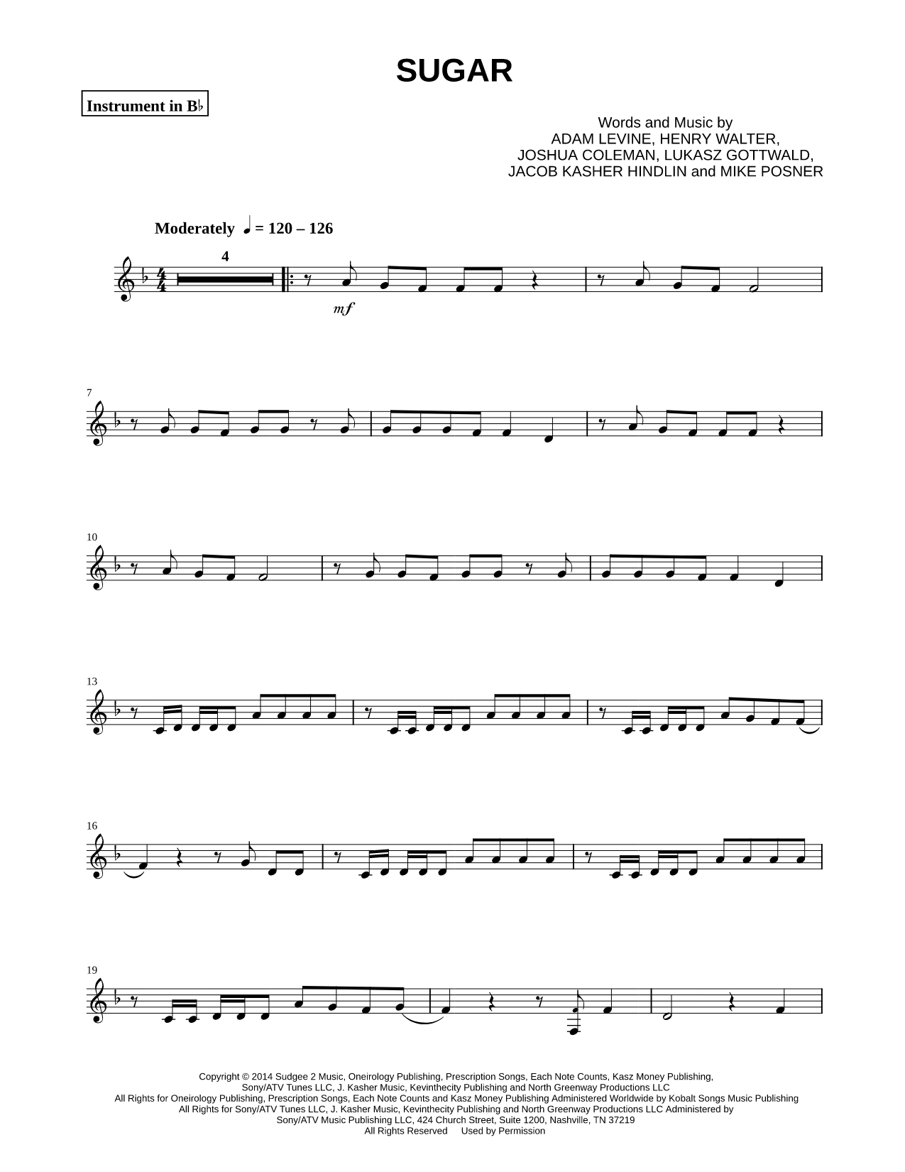 Sugar - Bb Instrument