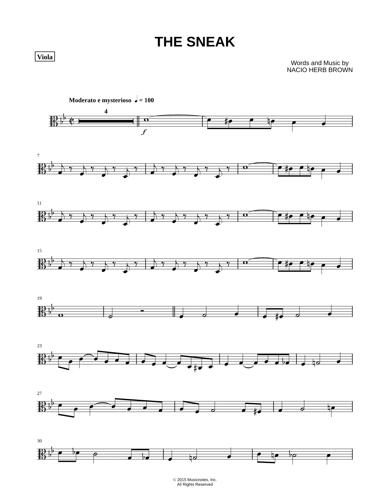 The Sneak - Viola