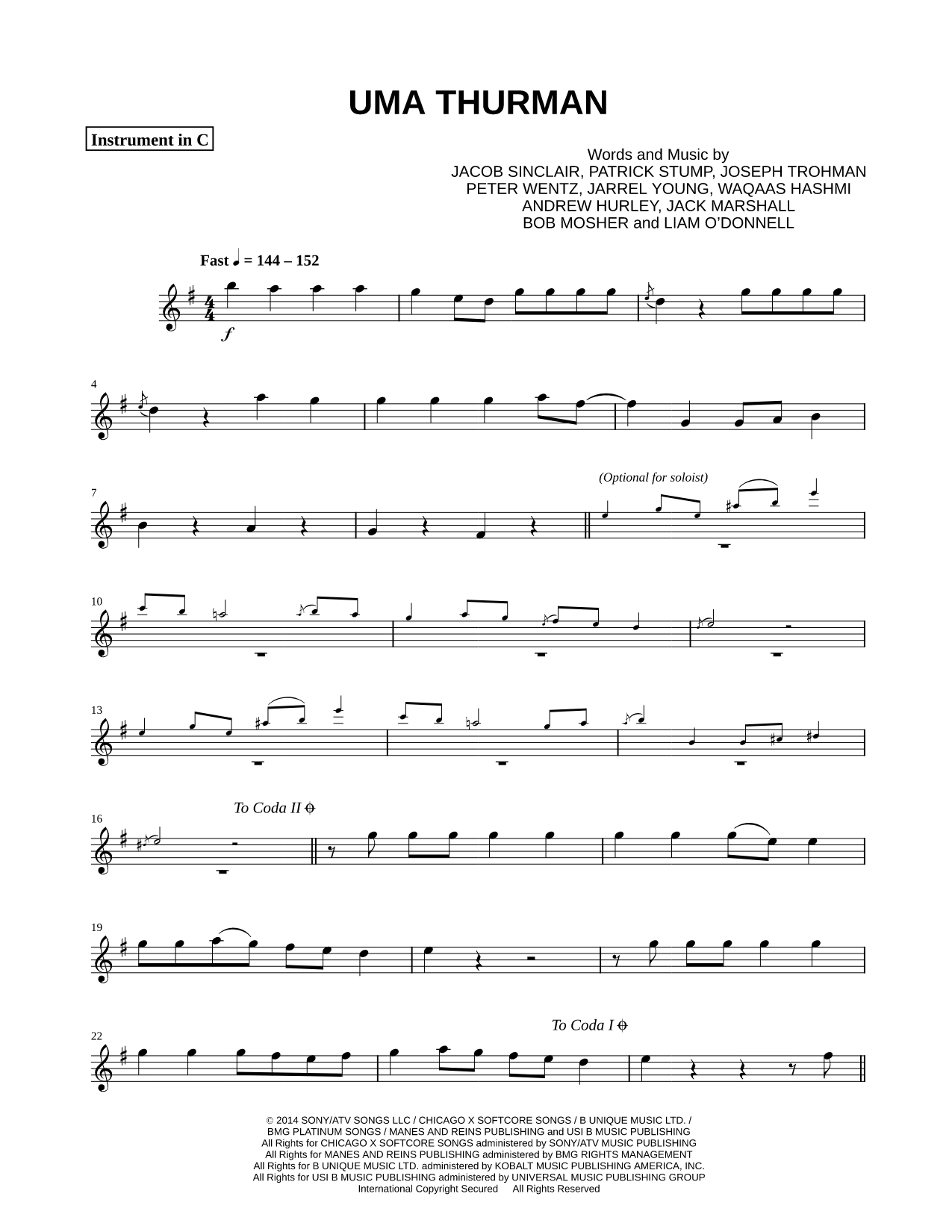 Uma Thurman - C Instrument
