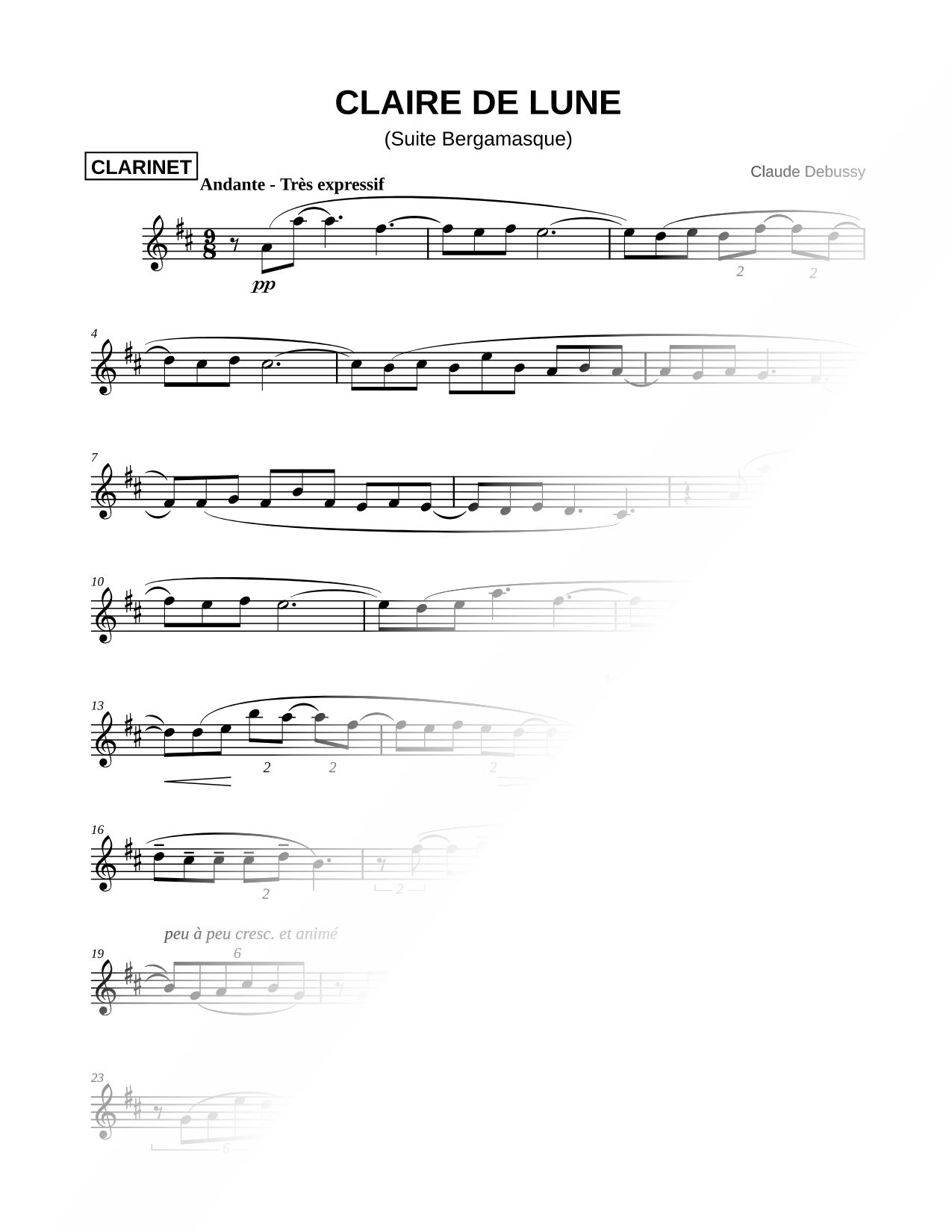 Clair de lune [Main Theme]