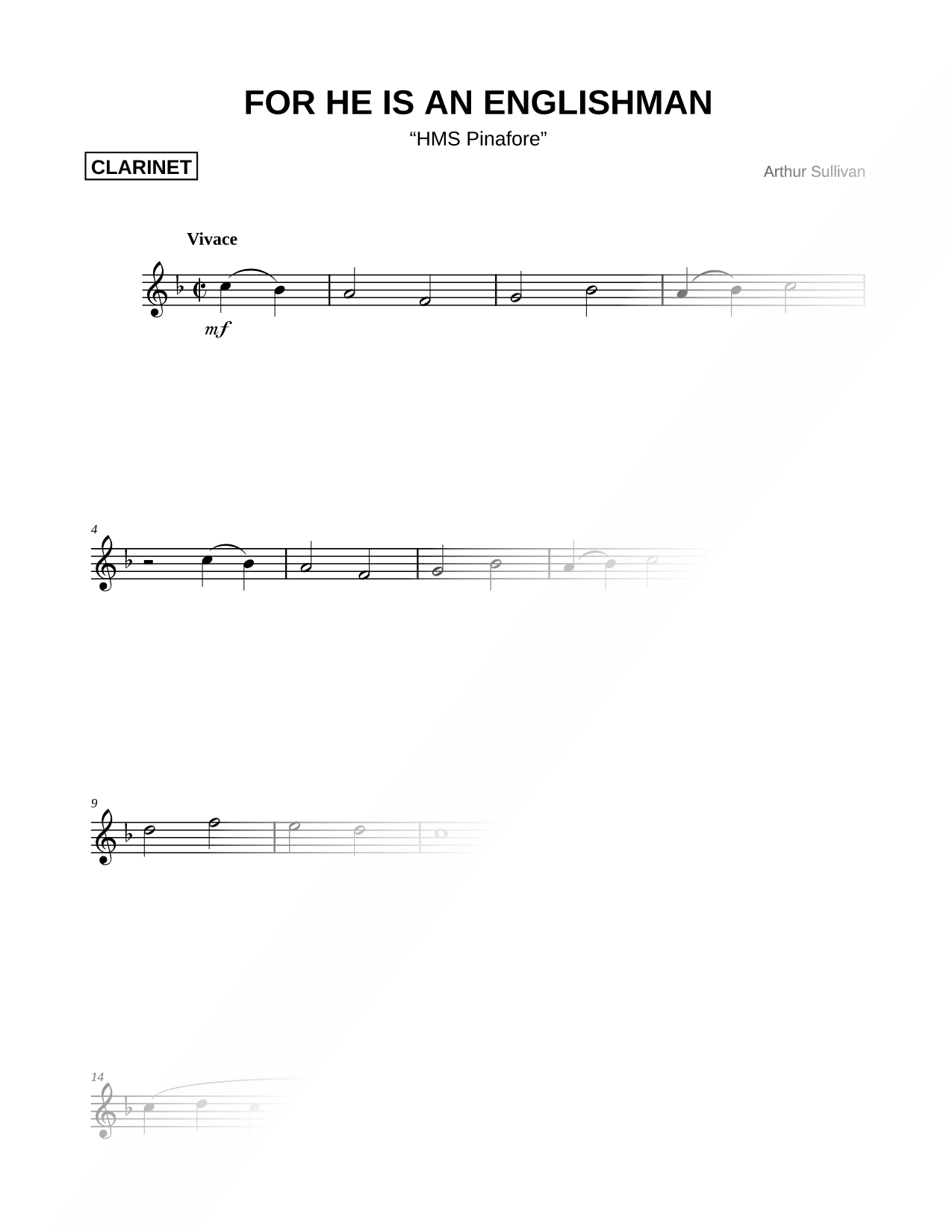 For he is an Englishman [Main Theme]