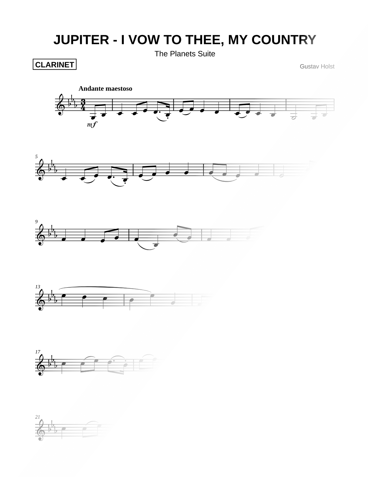 Jupiter - I Vow to Thee, My Country [Main Theme]