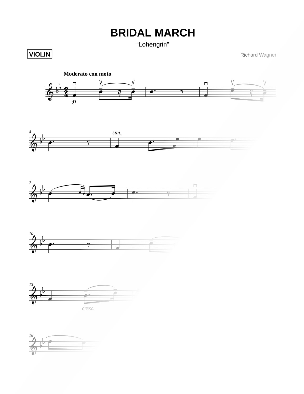 Bridal March [Main Theme]