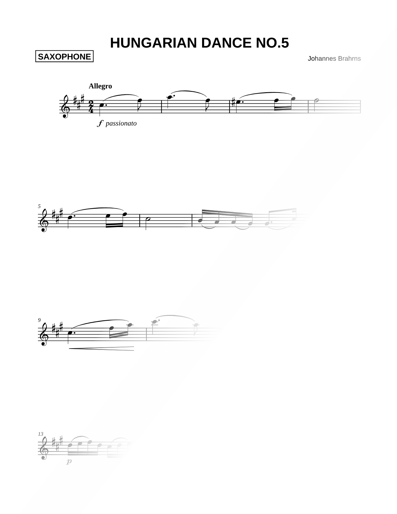 Hungarian Dance No.5 [Main Theme]