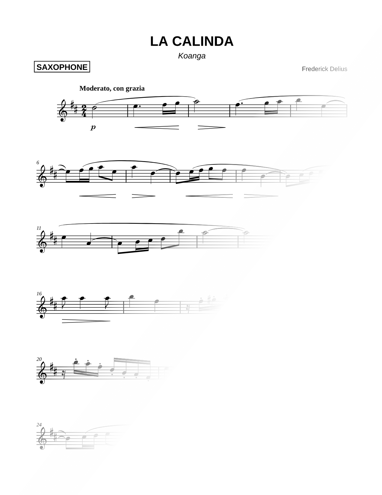 La Calinda [Main Theme]