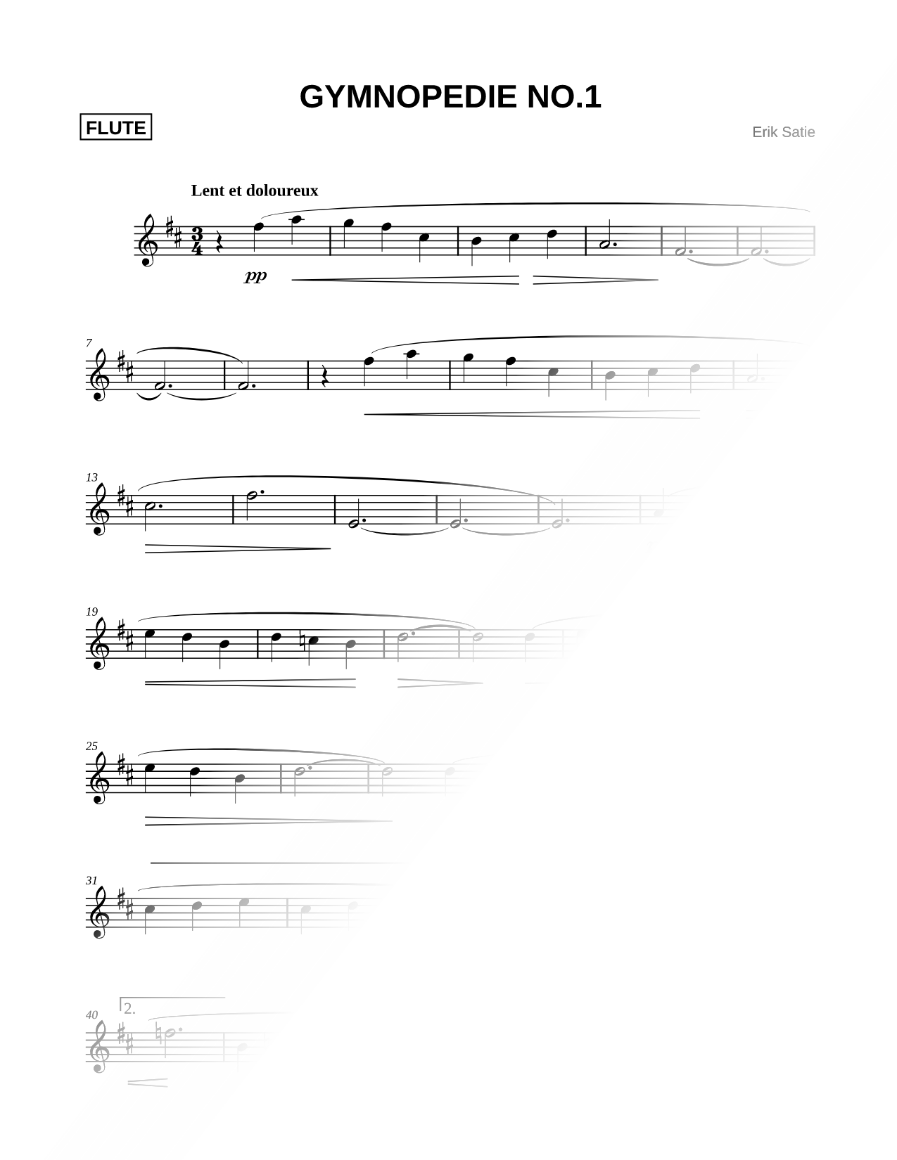 Gymnopédie No.1 [Main Theme]