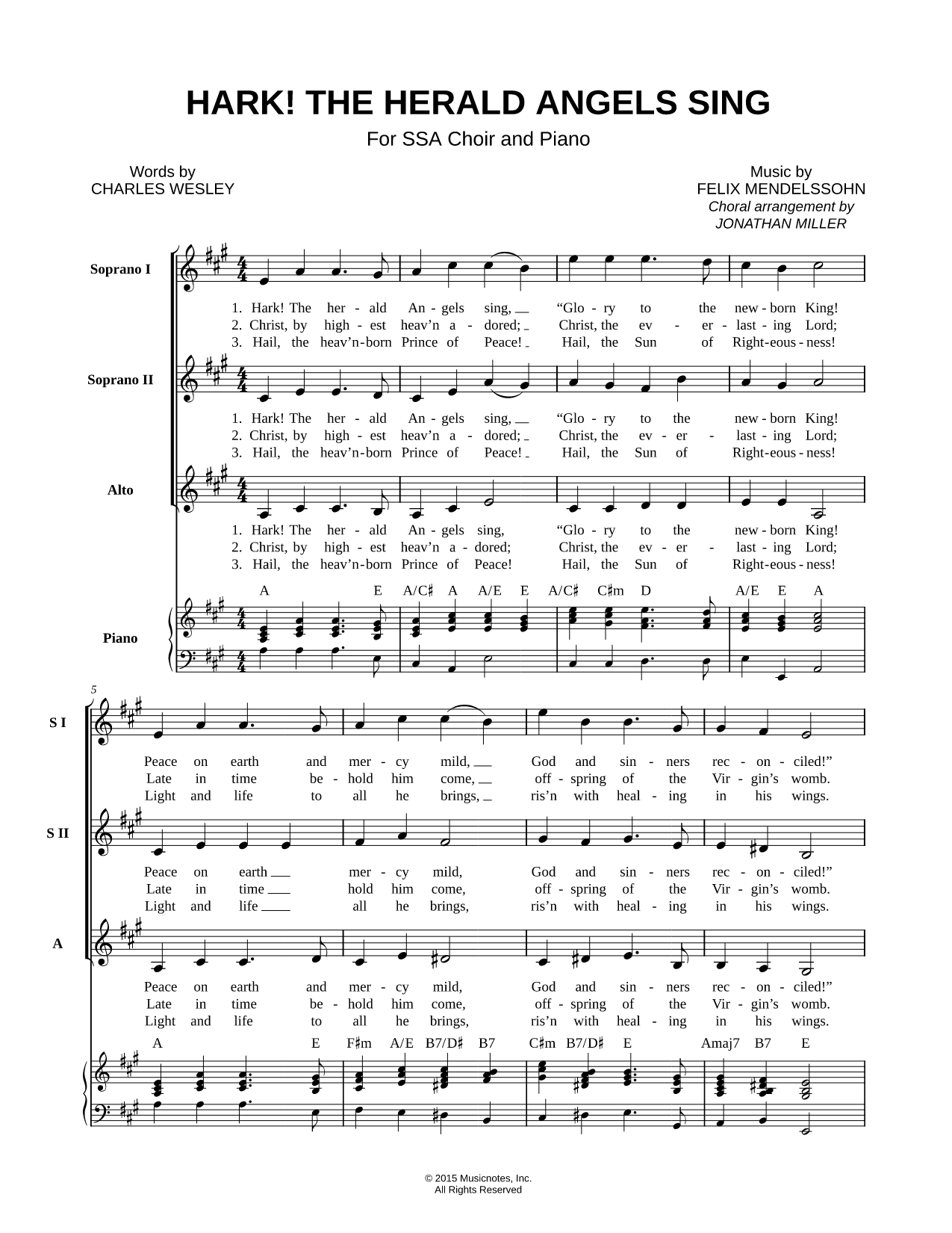Hark! The Herald Angels Sing
